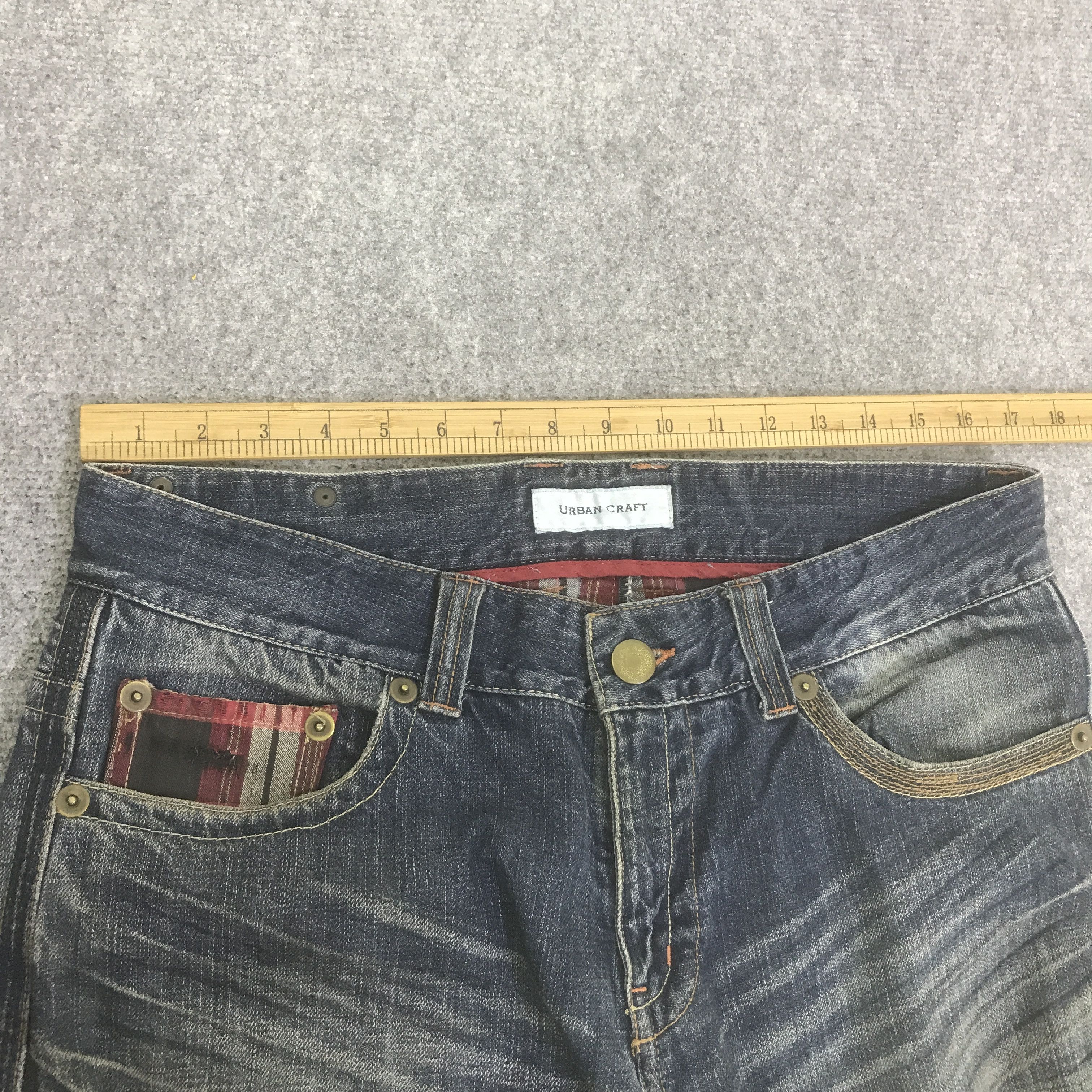 Japanese Brand URBANCRAFT DISTRESSED JEANS BOOTCUT DENIM PANTS K129B15 Size US 33 - 8 Thumbnail