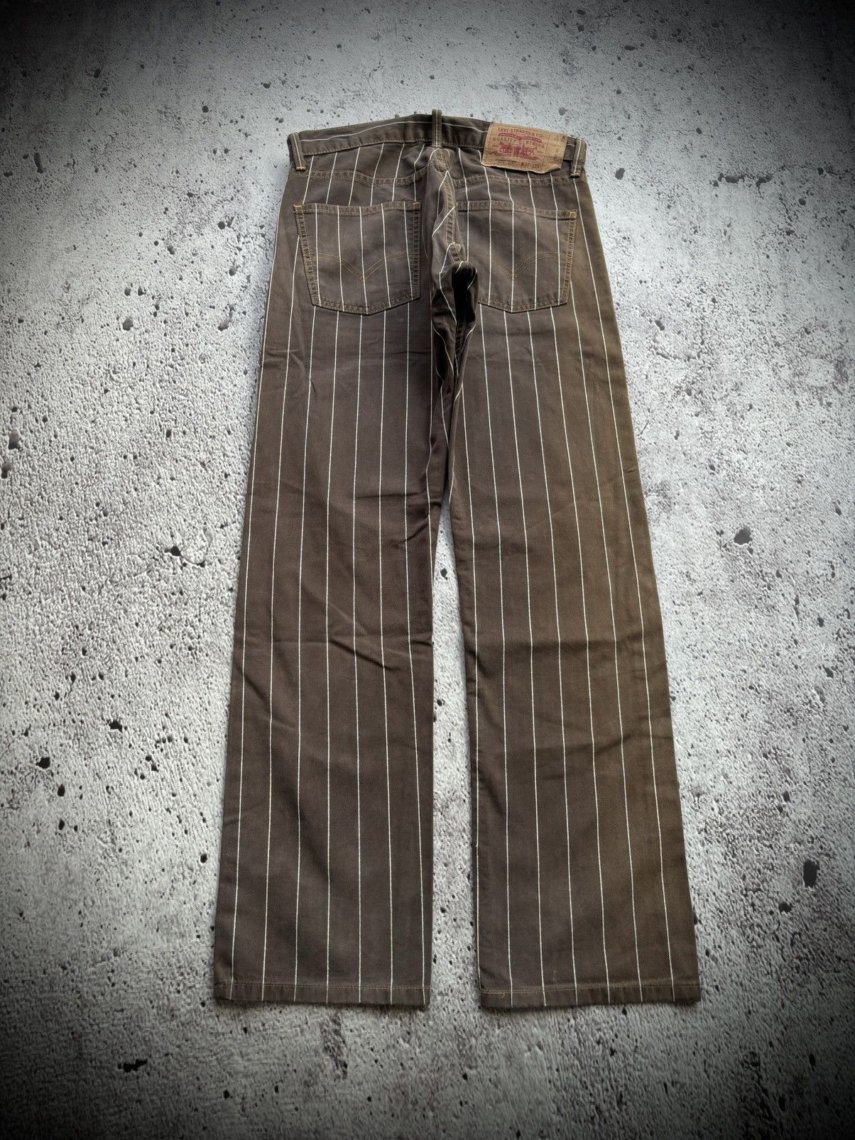 Levi's Vintage Clothing Vintage Levis 505-69 Japanese stripe jeans Size US 30 / EU 46 - 1 Thumbnail