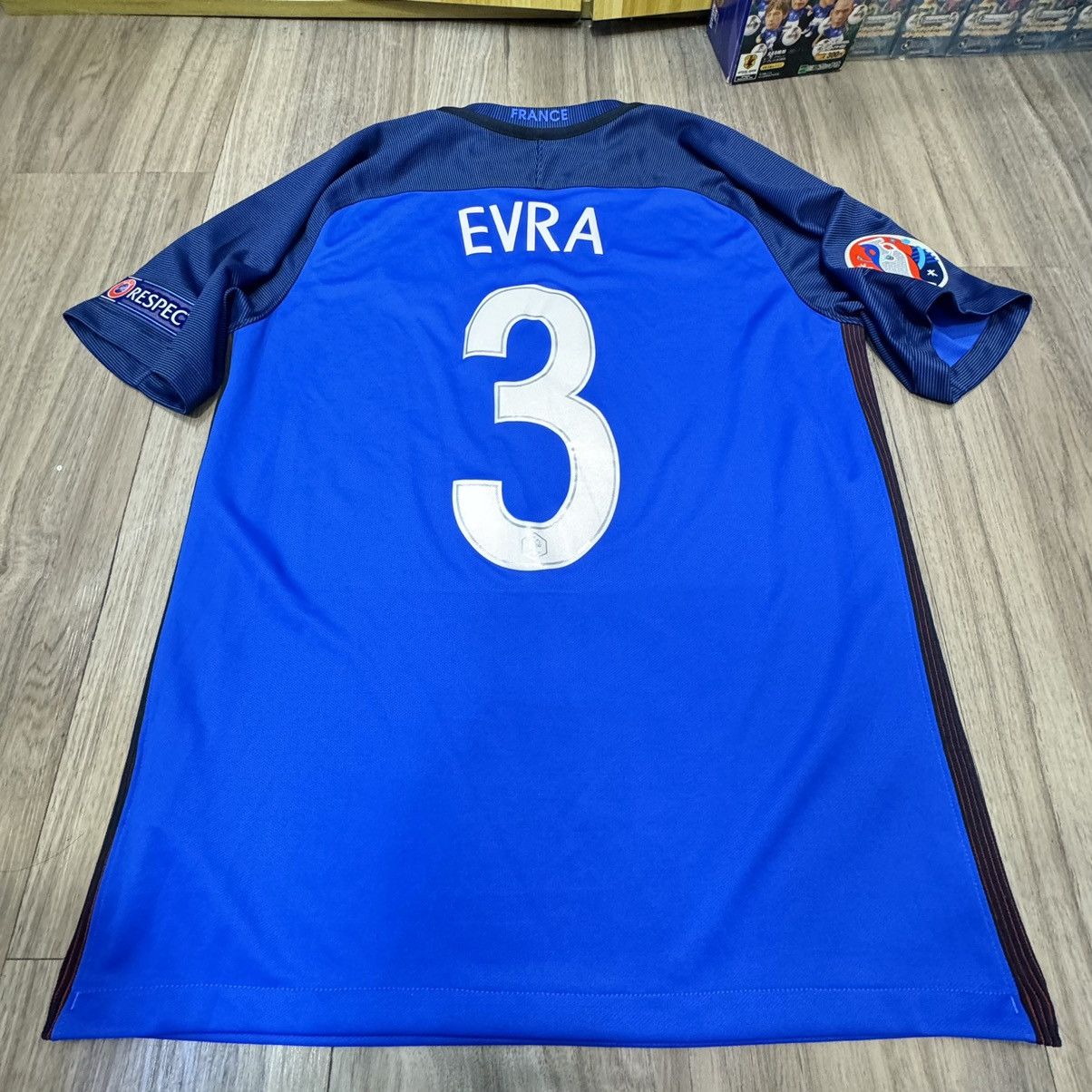 Nike France Euro 2016 final home shirt #3 Evra Size US M / EU 48-50 / 2 - 2 Thumbnail