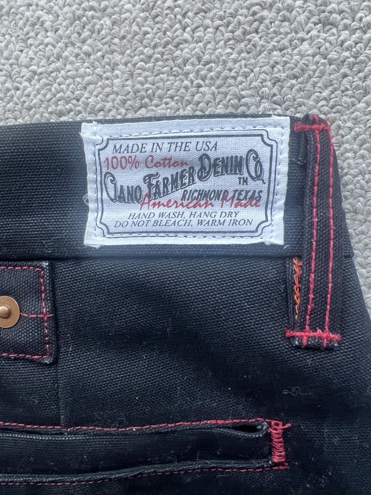 Ciano Farmer Ciano farmer denim mens black jeans Size US 33 - 6 Thumbnail
