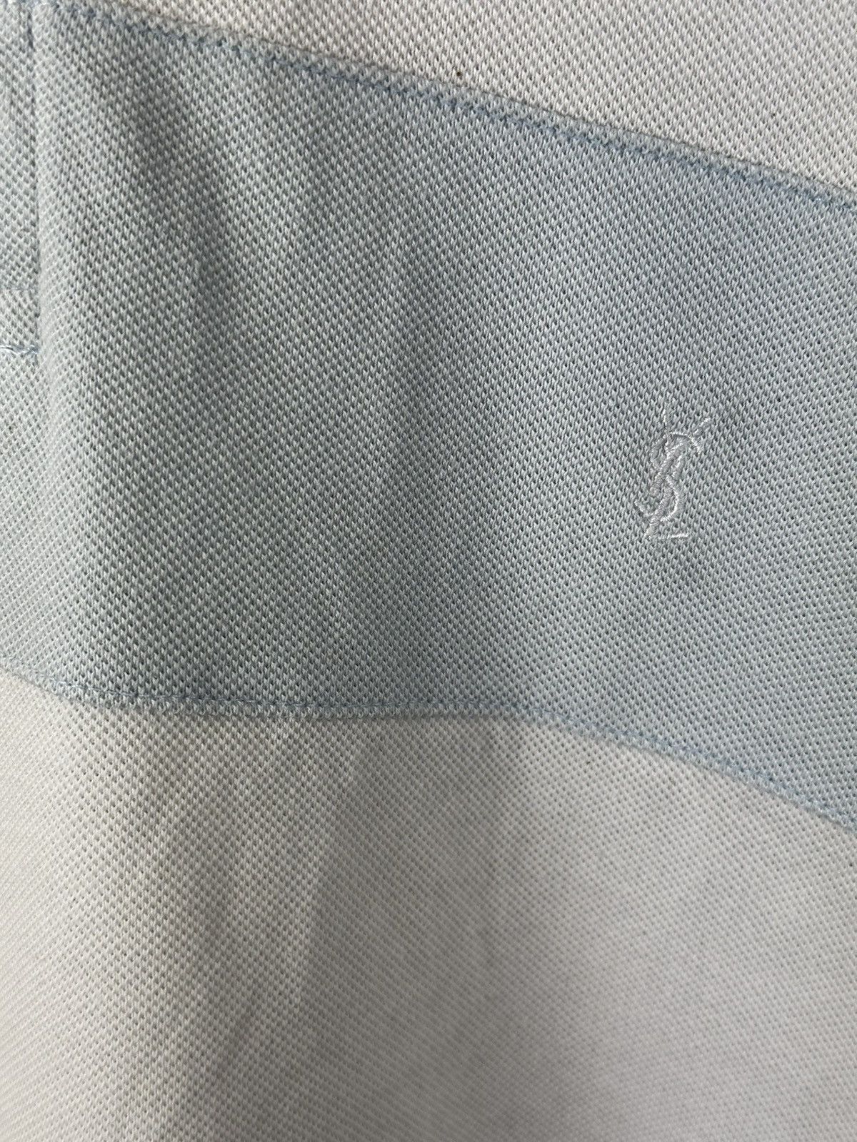 Yves Saint Laurent Vintage Yves Saint Laurent YSL Striped Polo Tee Shirt Size US XL / EU 56 / 4 - 4 Thumbnail