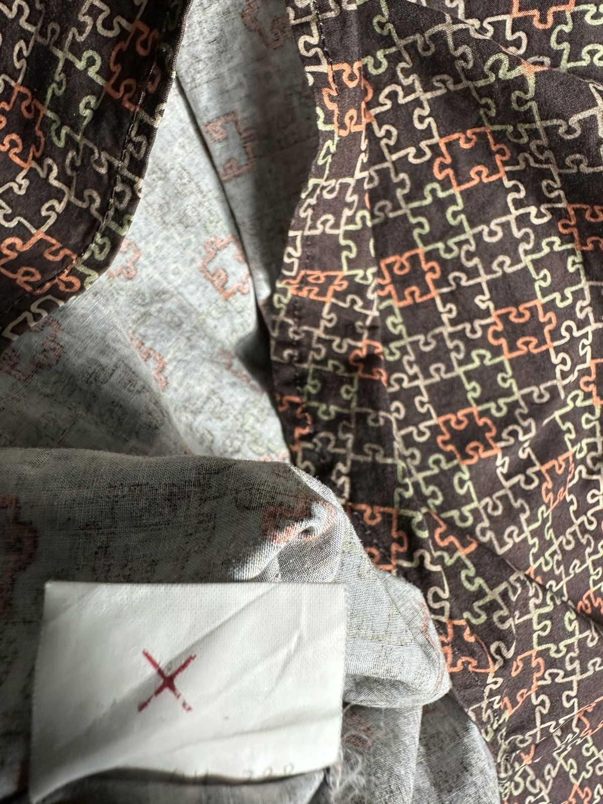 In The Attic IN THE ATTIC ARCHIVE PUZZLE WESTERN GOTHIC BUTTON SHIRT Size US L / EU 52-54 / 3 - 8 Thumbnail