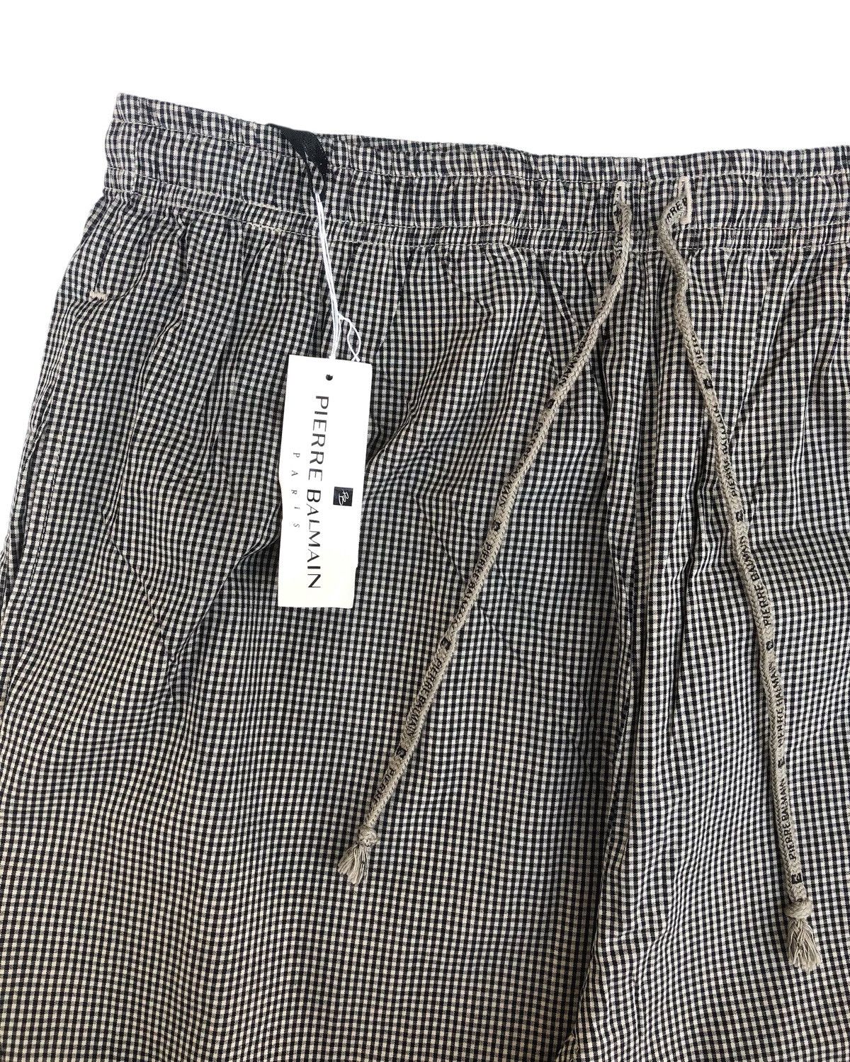 Pierre Balmain [DEADSTOCK] Pierre Balmain Cotton Check Pajamas (EZ) Pants Size US 32 / EU 48 - 5 Thumbnail
