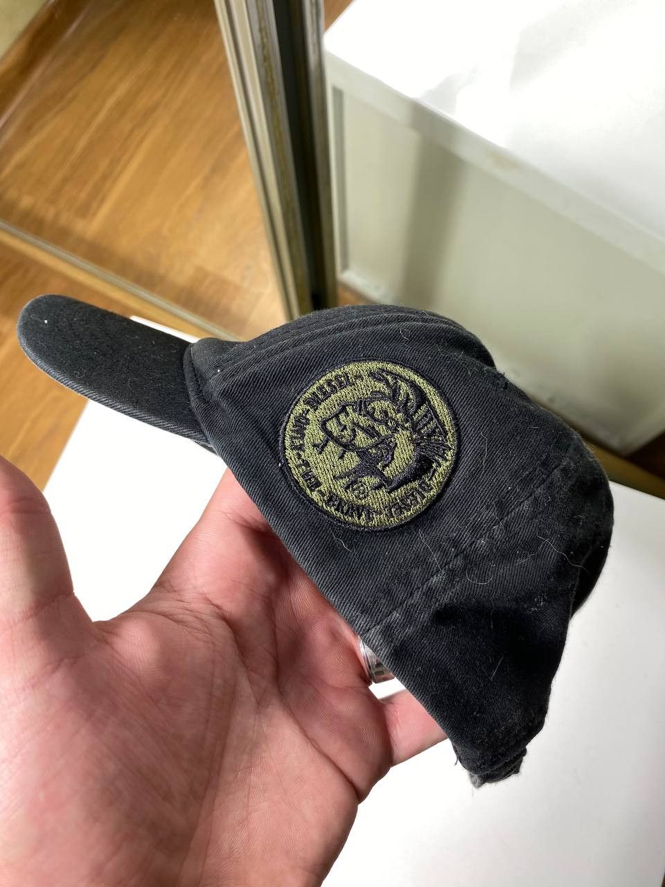 Diesel Vintage Y2K Diesel Big Logo Beanie Avantgarde Hat Size ONE SIZE - 9 Thumbnail