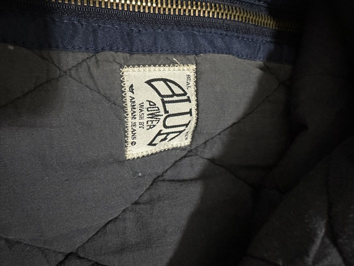 Giorgio Armani Vintage 80’s Armani Jeans Padded Jacket Oversized Blue Power Size US M / EU 48-50 / 2 - 15 Thumbnail