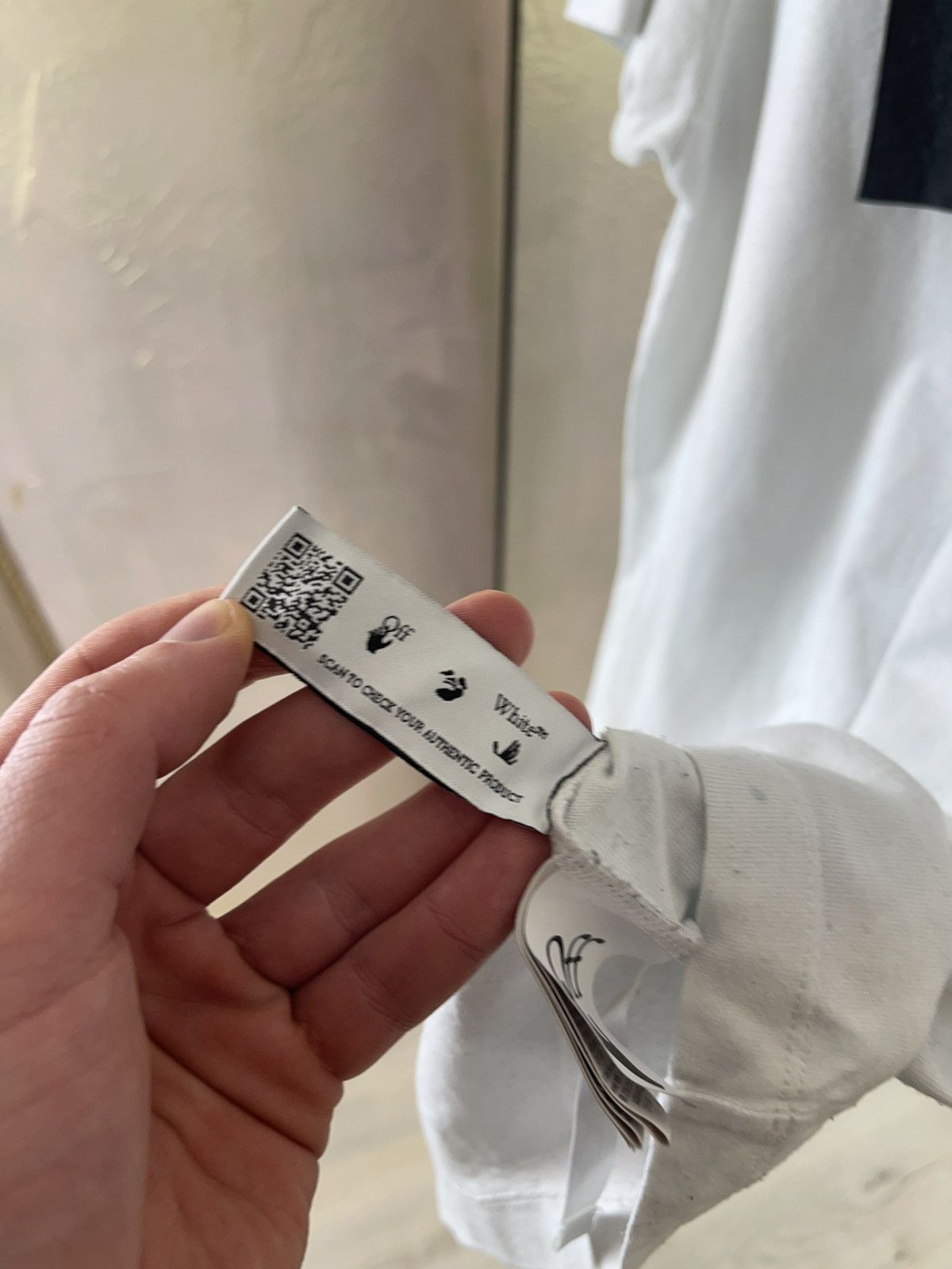 Off-White Off-White Caravaggio Saint Jerome Graphic Slim Tee White Size US M / EU 48-50 / 2 - 12 Thumbnail