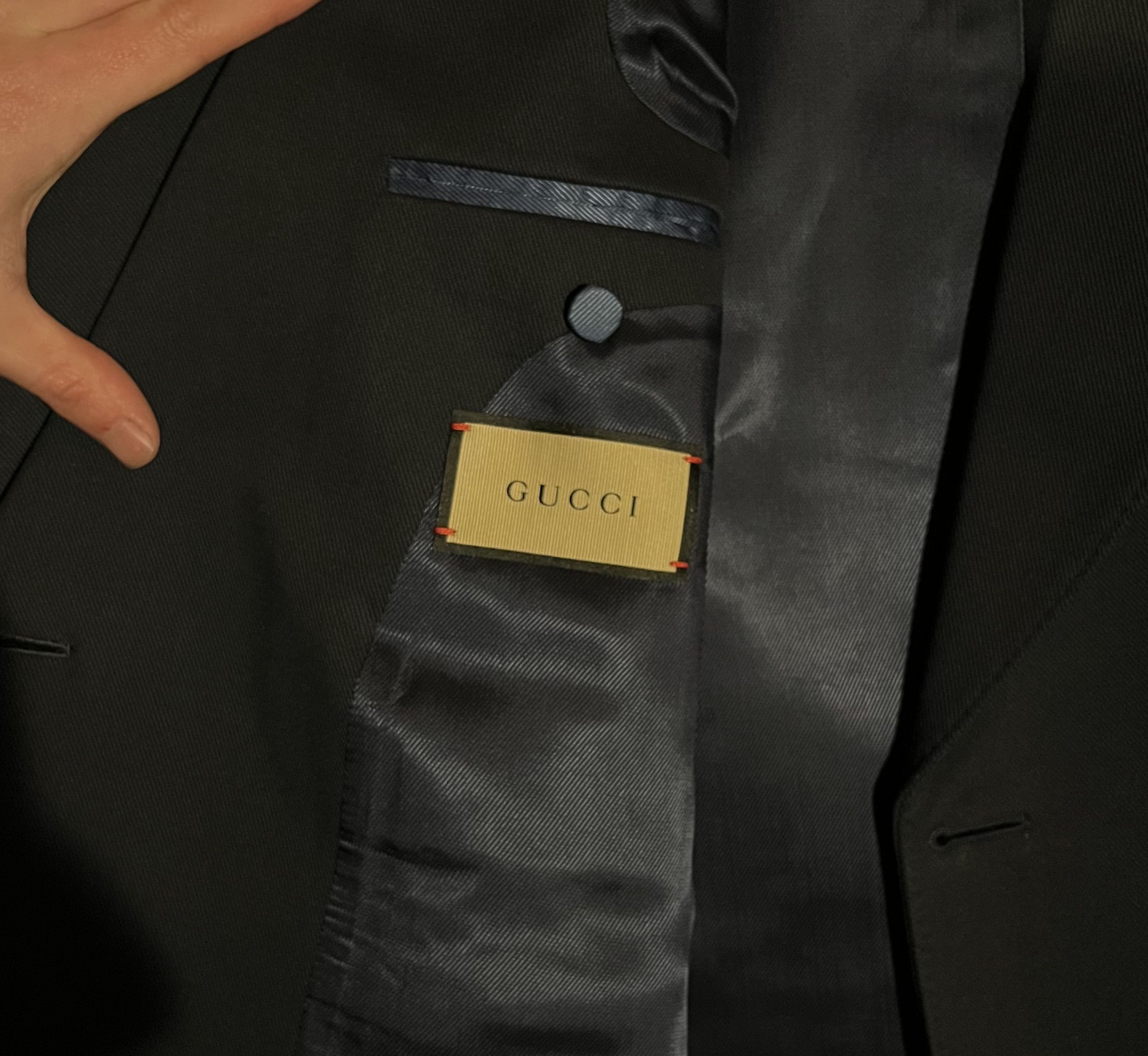 Gucci GUCCI 2024 double-breasted blue jacket IT 46/US 36 Size 36R - 4 Thumbnail