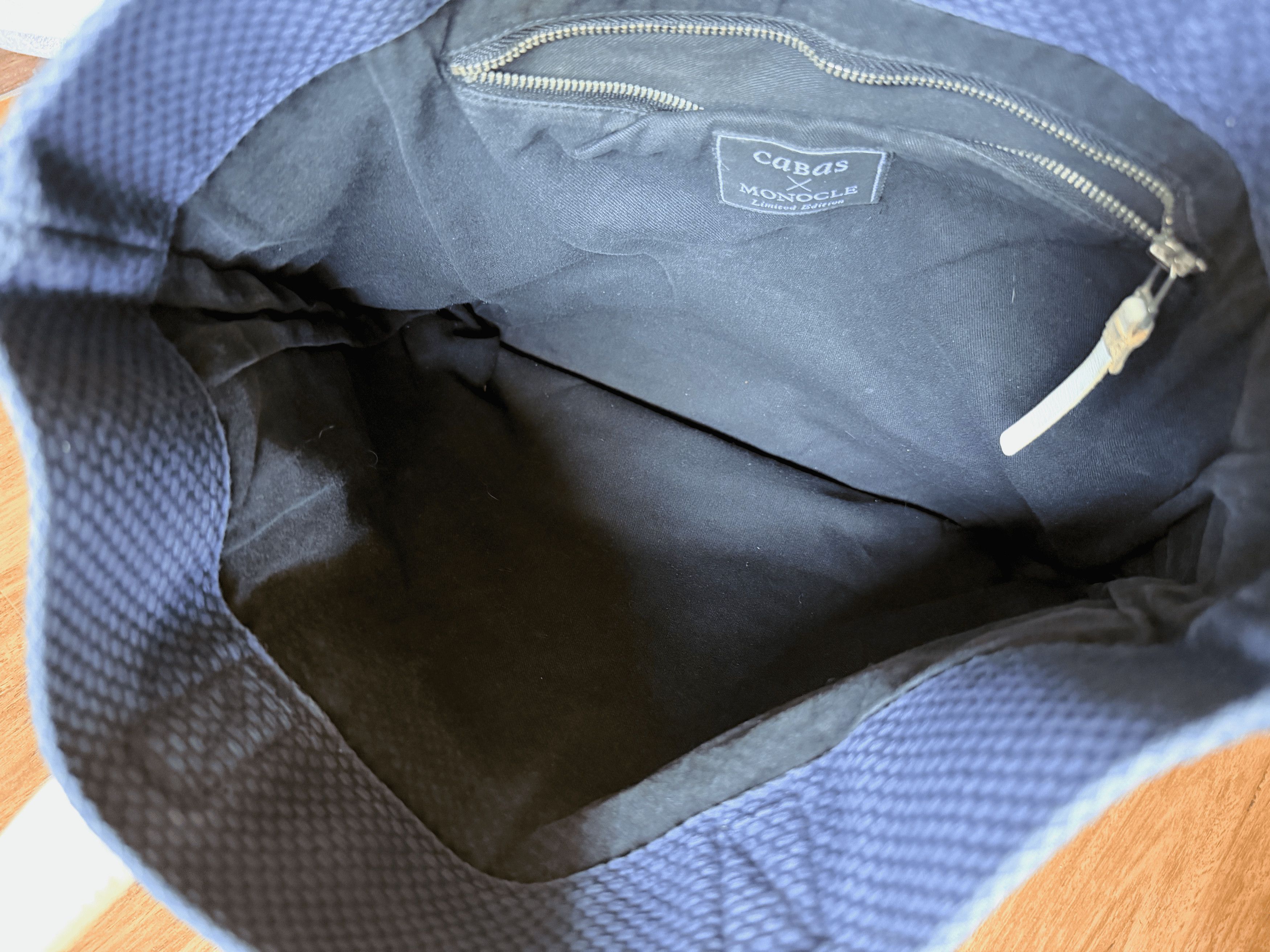 Monocle Cabas Japan x Monocle Navy Sashiko Tote Collab Size ONE SIZE - 4 Thumbnail
