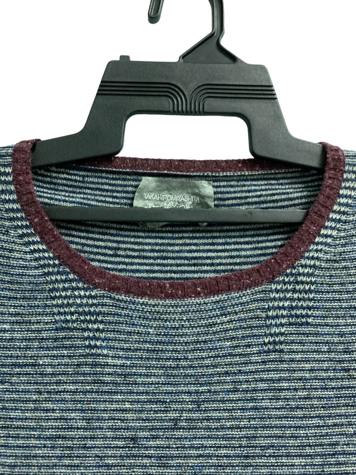Takahiromiyashita The Soloist. Vintage Takahiromiyashita The Soloist Stripes Knitted Size US S / EU 44-46 / 1 - 4 Thumbnail