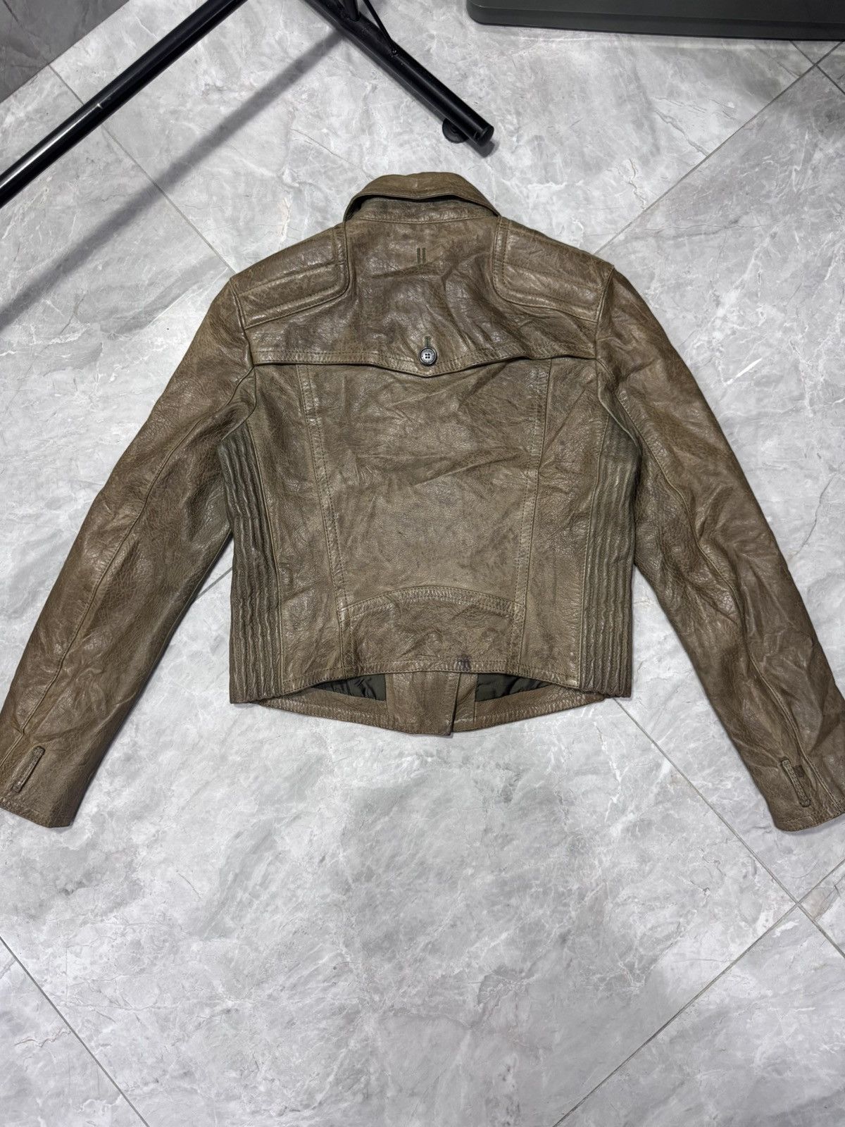 Neil Barrett Neil Barrett Italy Lambskin Leather Biker Jacket - XXS Size US XXS / EU 40 - 16 Thumbnail