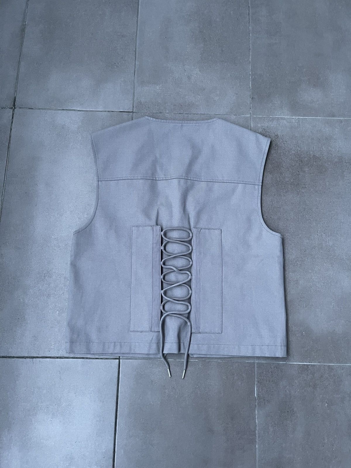 Han Kjobenhavn !DS! FW22 Han Kjobenhavn Cotton Cargo Grey Vest Size US M / EU 48-50 / 2 - 14 Thumbnail