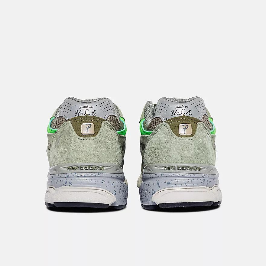 New Balance × Patta o1mle0426 990v3 Low-Top Sneakers in Olive Green Size US 9.5 / EU 42-43 - 5 Thumbnail