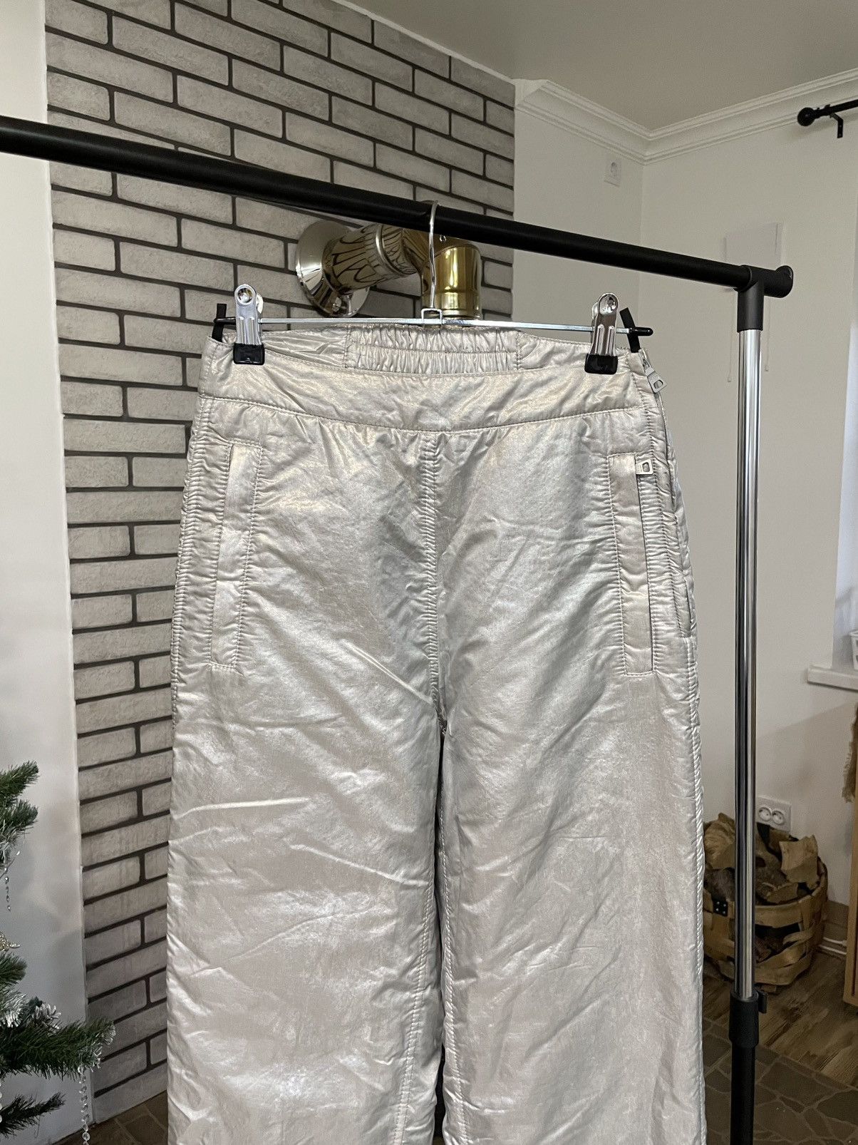 Prada Vintage Prada Red Tab Cosmic Astro Ski Pants Trousers Size 26" / US 2 / IT 38 - 6 Thumbnail