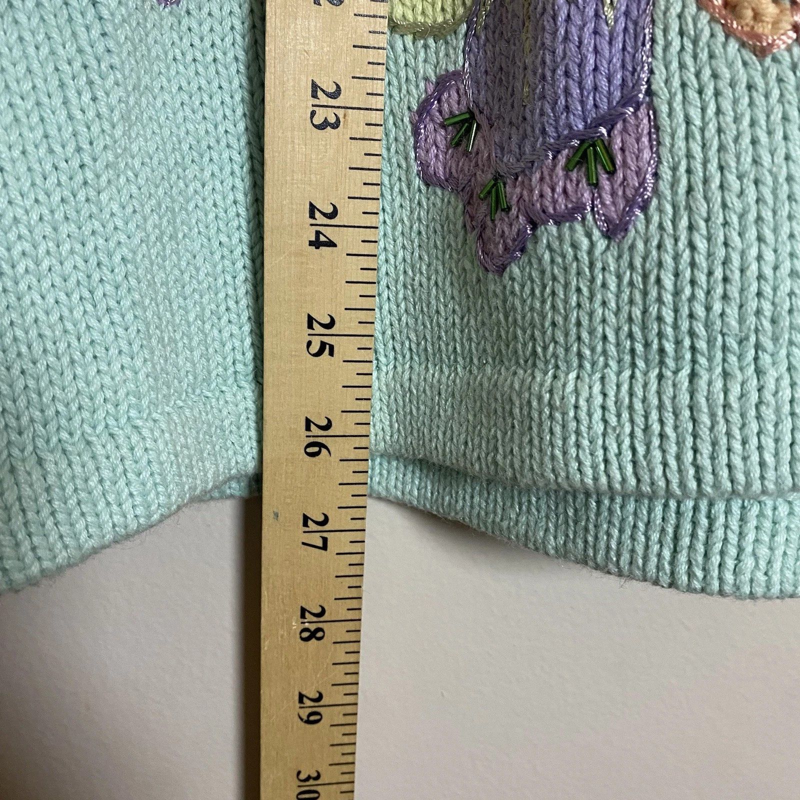 Other Storybook Knits Cardigan Embroidered Butterfly Sweater L Size L / US 10 / IT 46 - 6 Thumbnail