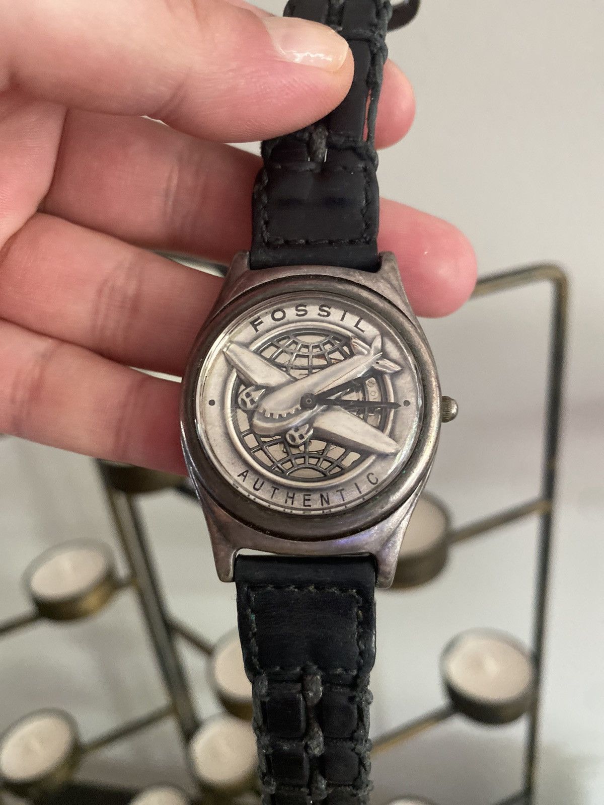 Fossil VINTAGE WOMAN’S AUTHENTIC FOSSIL AIRPLANE WATCH Size ONE SIZE - 6 Thumbnail