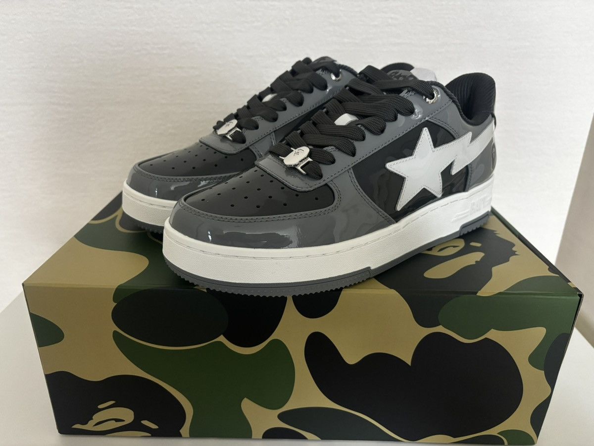 Authentic ape bape bape sta #1 gray US 9.5 new bapesta
