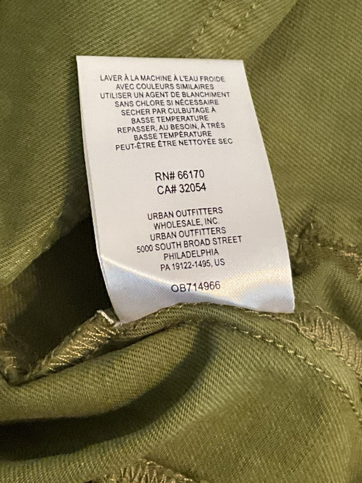 Free People Free People Green Wide-Leg Cropped Pants Size 30" / US 8 / IT 44 - 10 Thumbnail