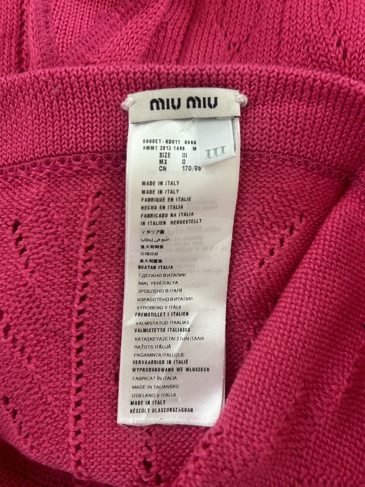 Miu Miu SS13 Knit Sock Leggings Size 26" / US 2 / IT 38 - 6 Thumbnail