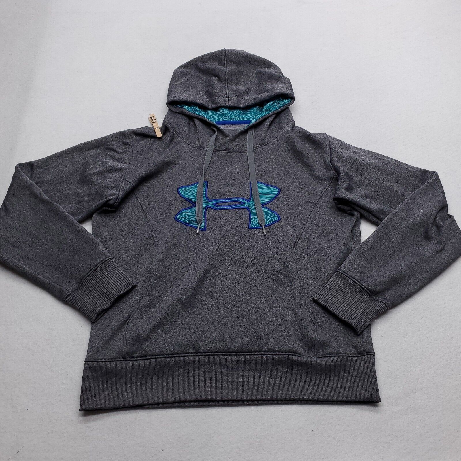 Under Armour Under Armour Pullover Casual Hoodie Womens Size M Gray Blue Size M / US 6-8 / IT 42-44 - 2 Thumbnail