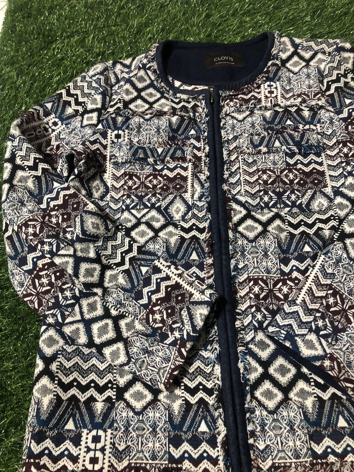 Vintage OUTER x CLOVIS PATTERN BLACK WHITE Size M / US 6-8 / IT 42-44 - 2 Thumbnail