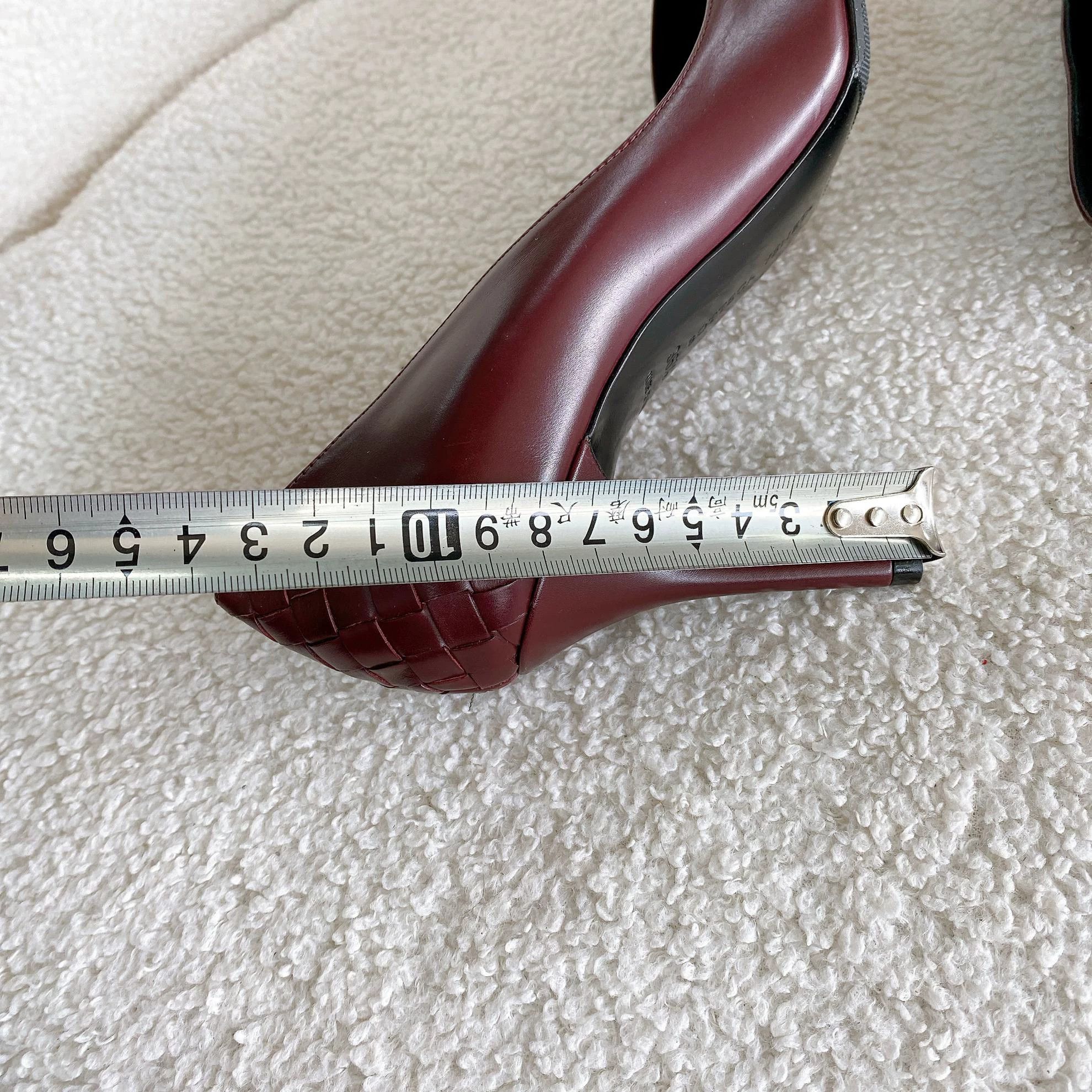 Bottega Veneta Bottega Veneta Crimson High Heels 36.5 Size US 6 / IT 36 - 9 Thumbnail