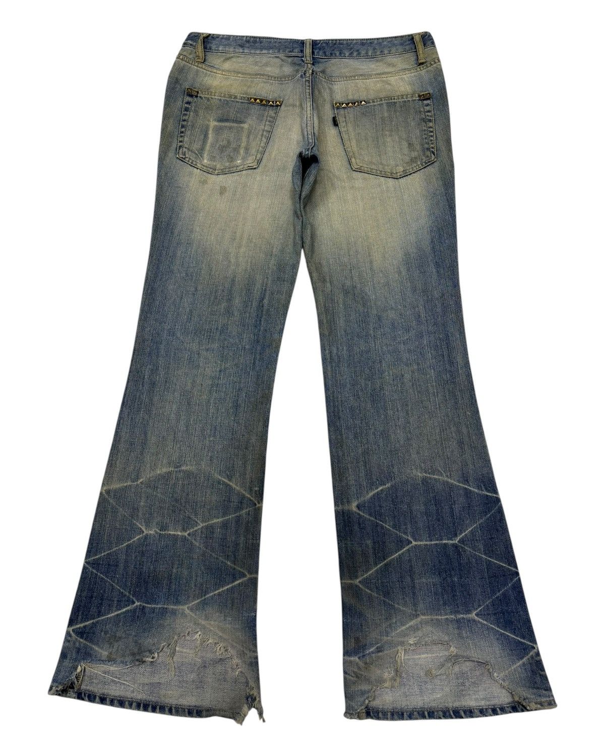Hysteric Glamour Flare Studded Jeans Hysteric Glamour Style By Daisy Jeans Size US 34 / EU 50 - 2 Thumbnail
