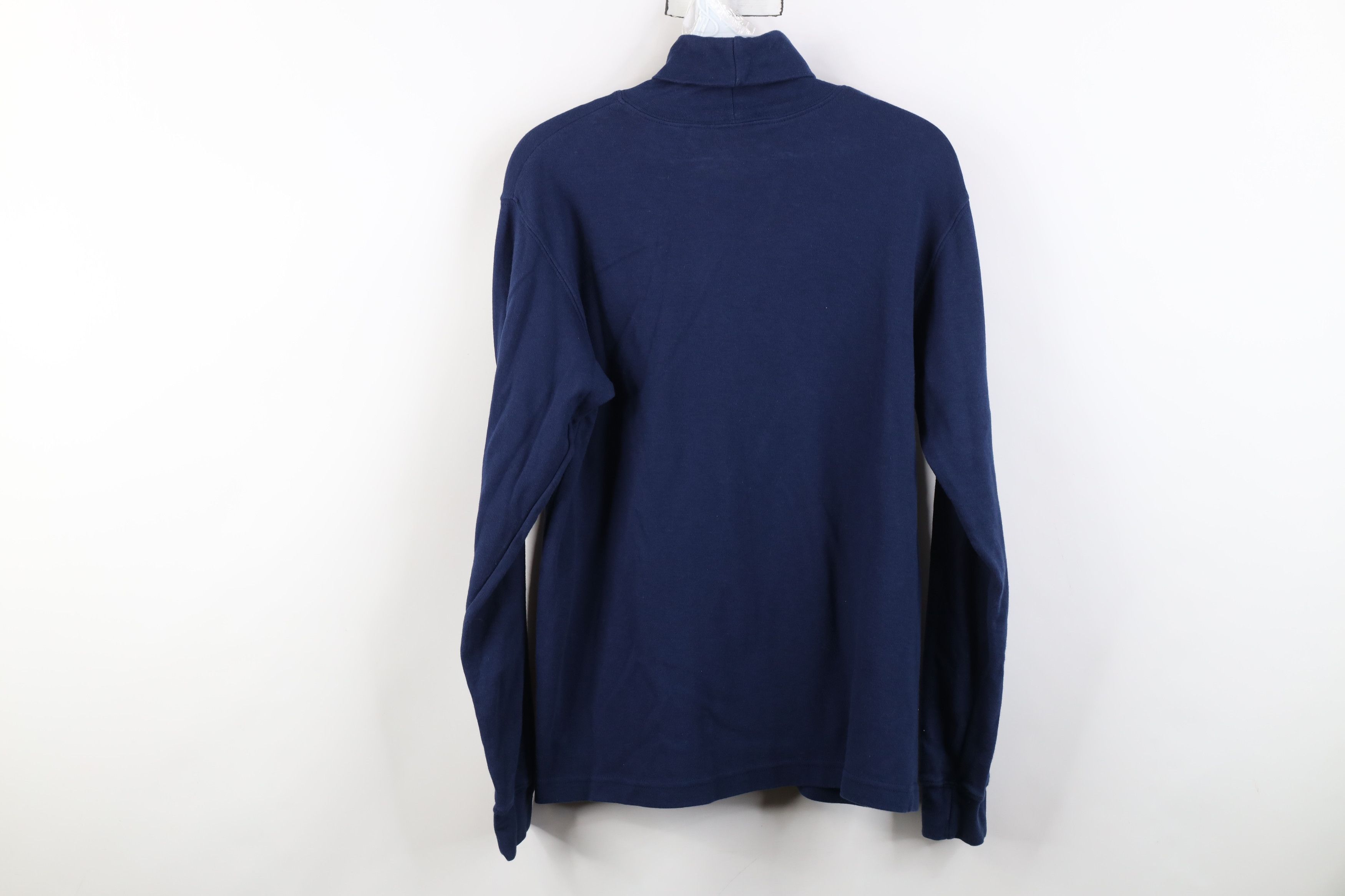 Vintage Vintage 90s Streetwear Blank Turtleneck Long Sleeve T-Shirt Size US M / EU 48-50 / 2 - 9 Thumbnail