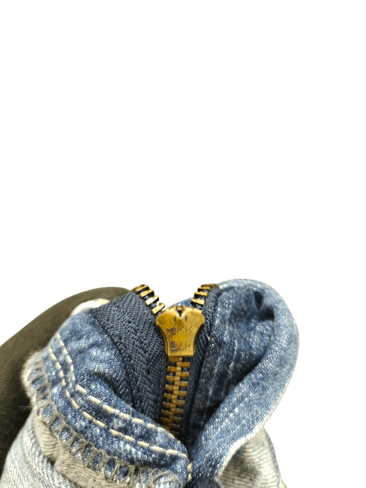 Edwin Vintage Edwin 503 Distress Faded Clawmark Denim Jeans Size US 33 - 13 Thumbnail