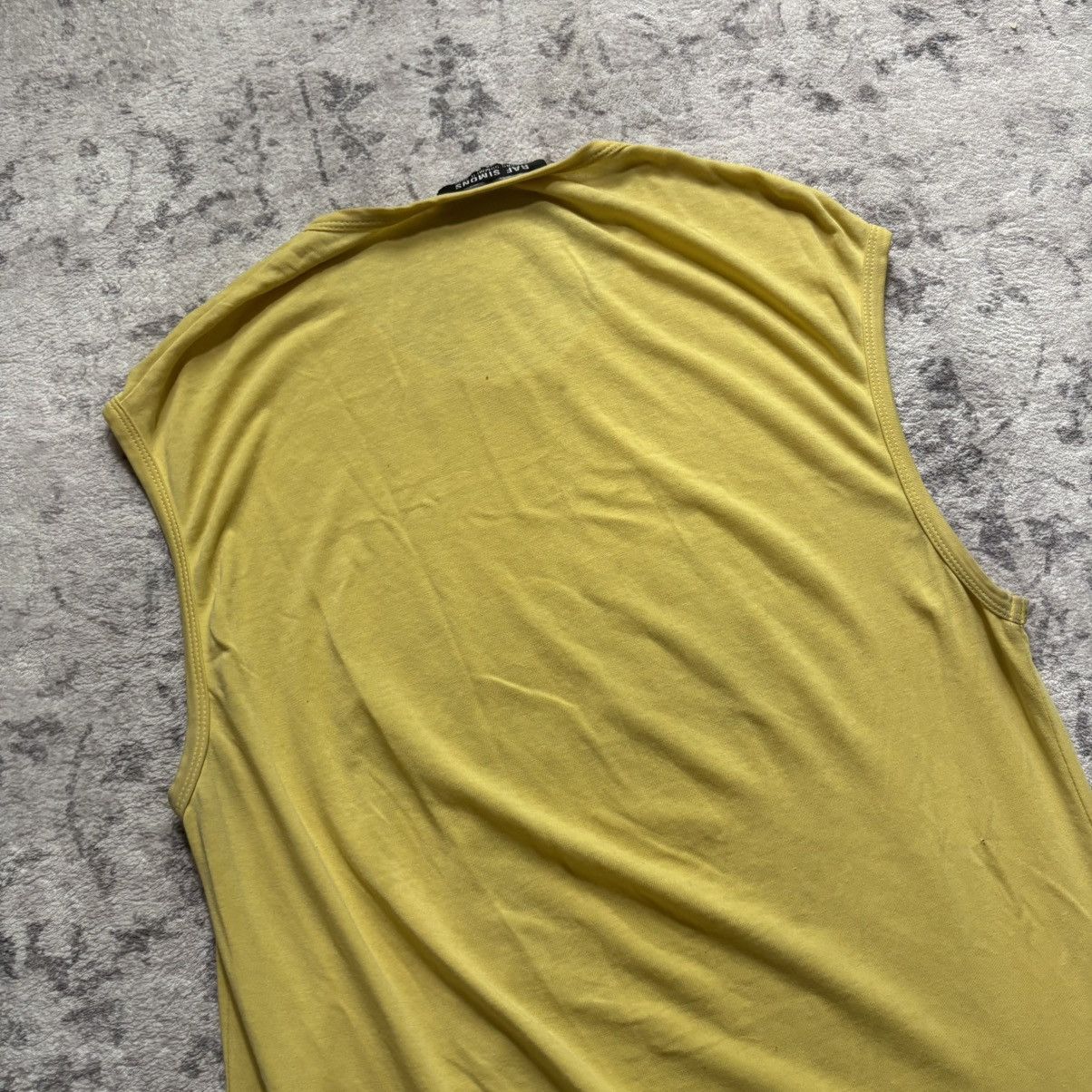 Raf Simons Raf Simons SS02 Kollaps Yellow Tank Top | Size 46 Size US S / EU 44-46 / 1 - 8 Thumbnail