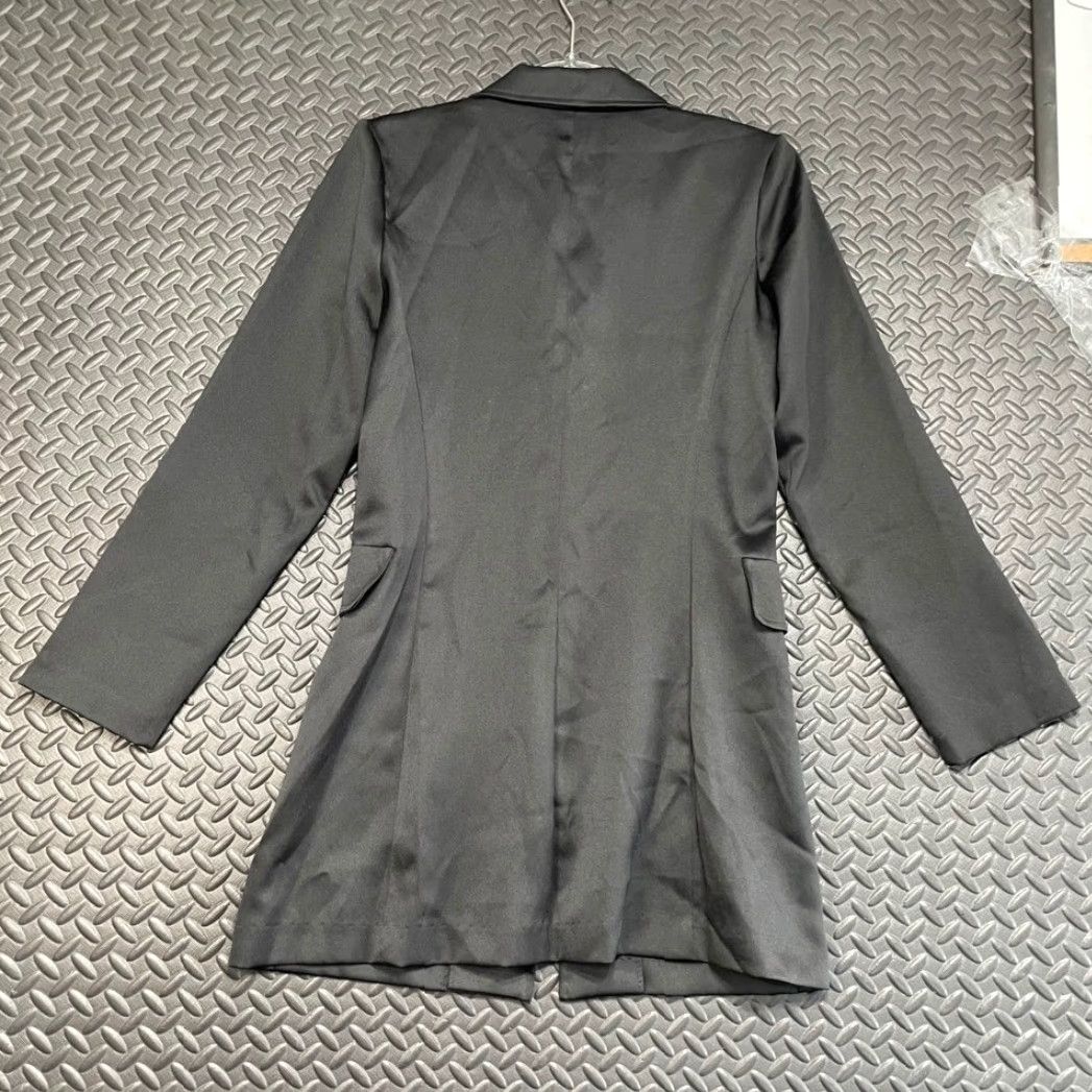 G-Star Star C.C.C Black 3 Button Long Blazer Jacket Business Casual Women Size Small Size S / US 4 / IT 40 - 2 Thumbnail