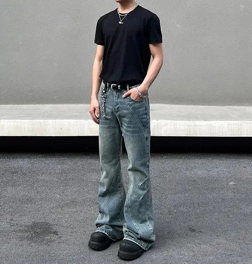 VIBE Stacked Flare Jeans Size US 30 / EU 46 - 1 Thumbnail