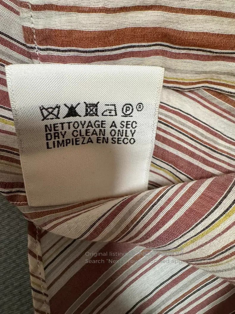 Hermes Hermes Silk shirt, Henry collar, 20% silk + 80% cotton Size US XXS / EU 40 - 8 Thumbnail