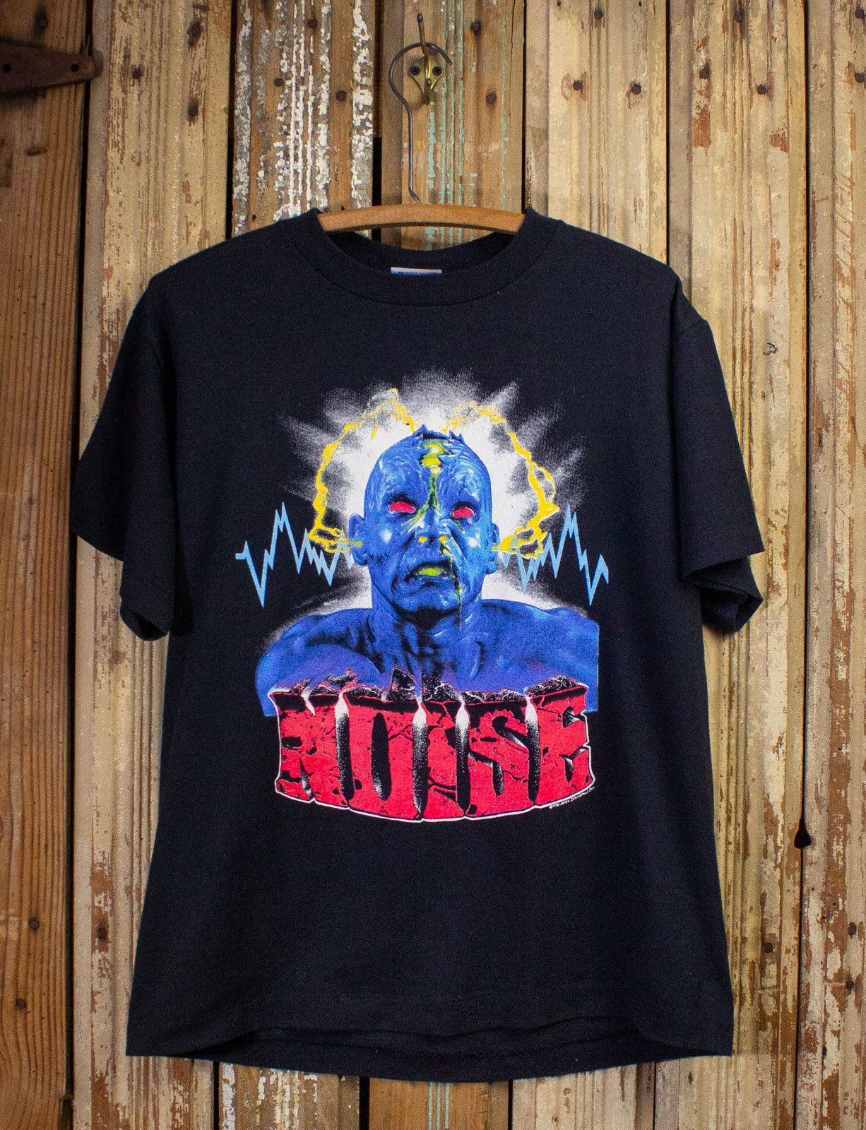image of Band Tees x Vintage Noise Doomsday Is Here Concert T Shirt 90's in Black, Men's (Size Large)