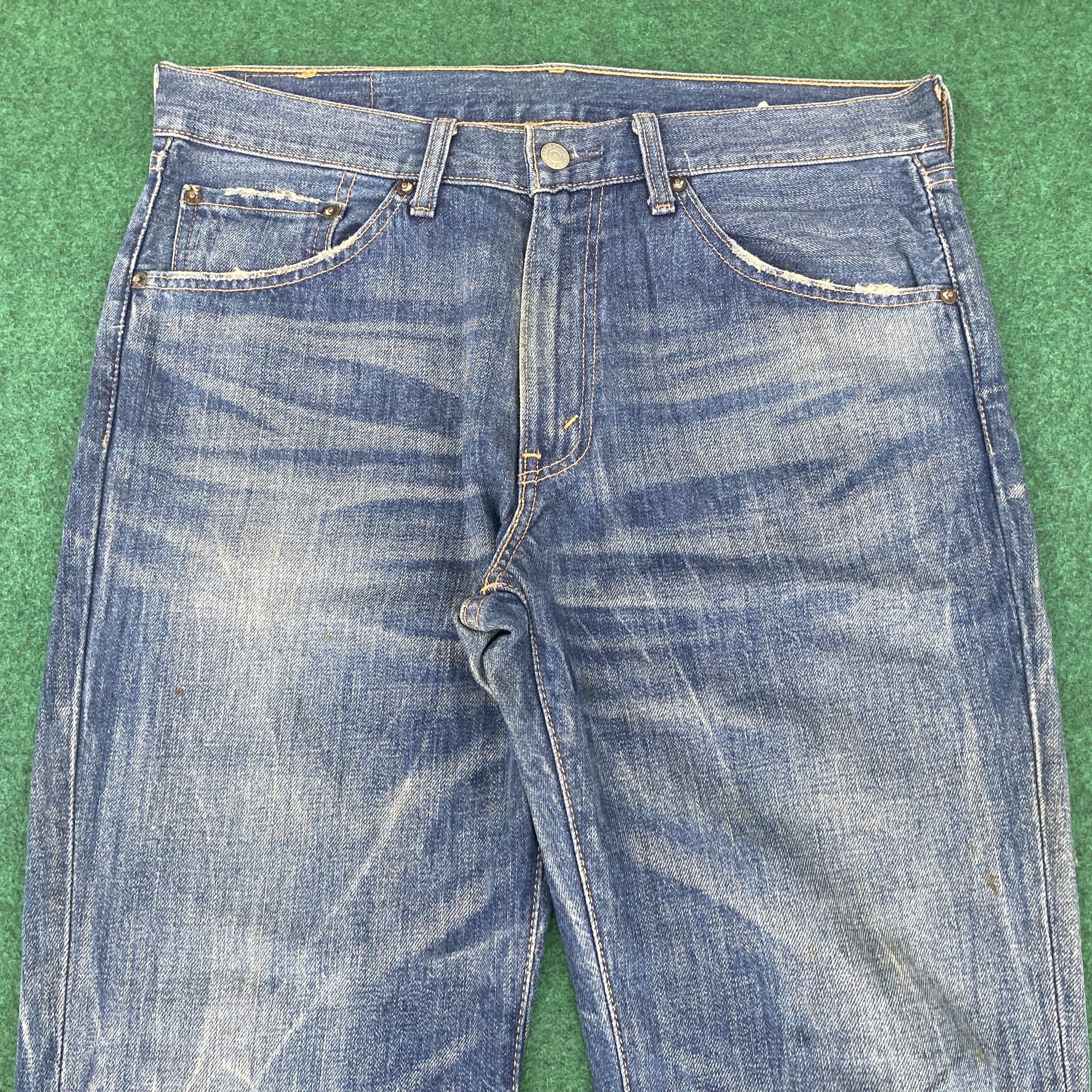 Levi's Vtg Levis 517 Denim Sz 34 Bootcut flared Faded Jeans Size US 34 / EU 50 - 3 Thumbnail