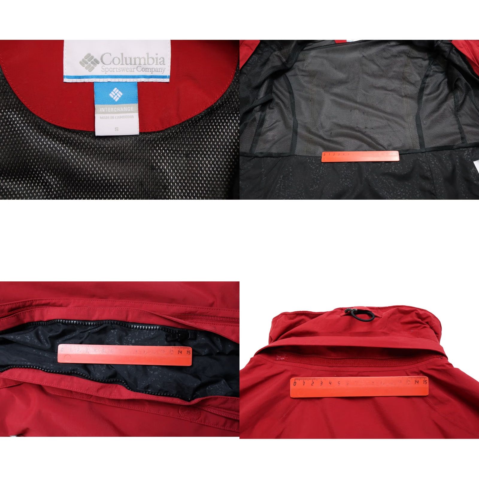 Vintage Columbia Jacket Women's SMALL Omni-Tech Waterproof Breathable Fully Seam Sealed Red Size S / US 4 / IT 40 - 9 Thumbnail