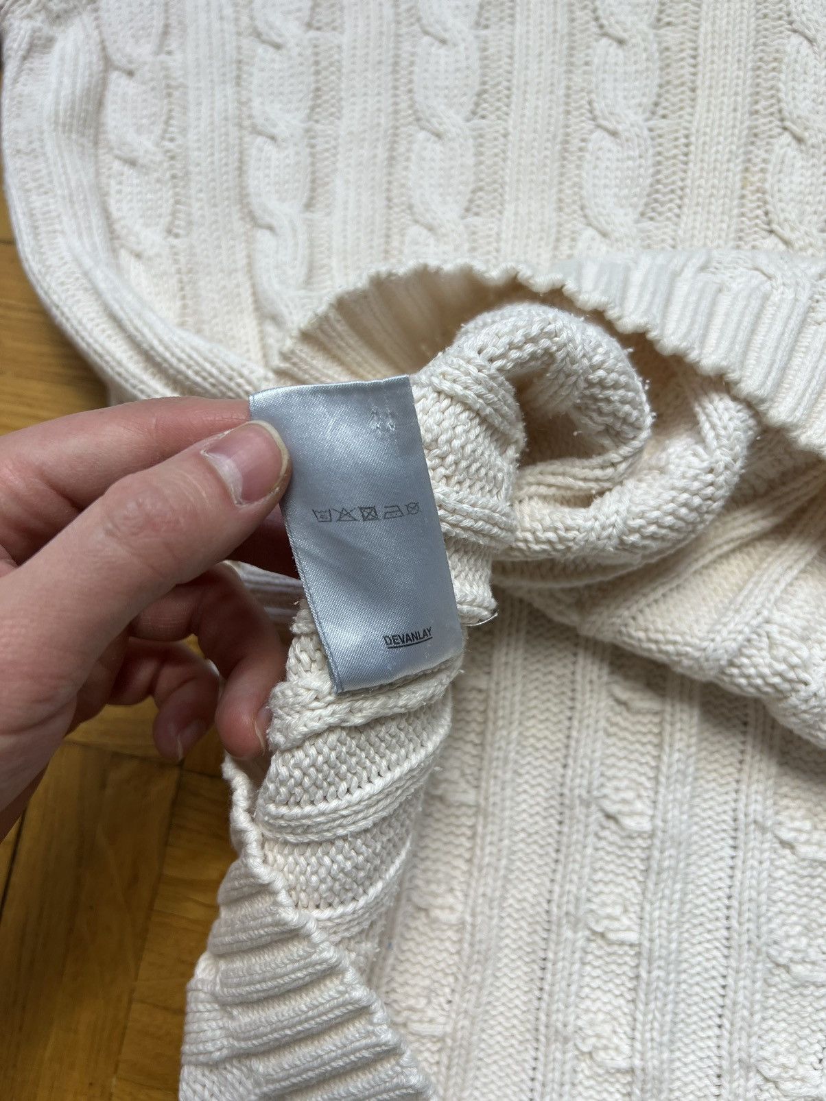 Lacoste × Vintage Unisex Braid Sweater Lacoste Small Logo Size US M / EU 48-50 / 2 - 6 Thumbnail