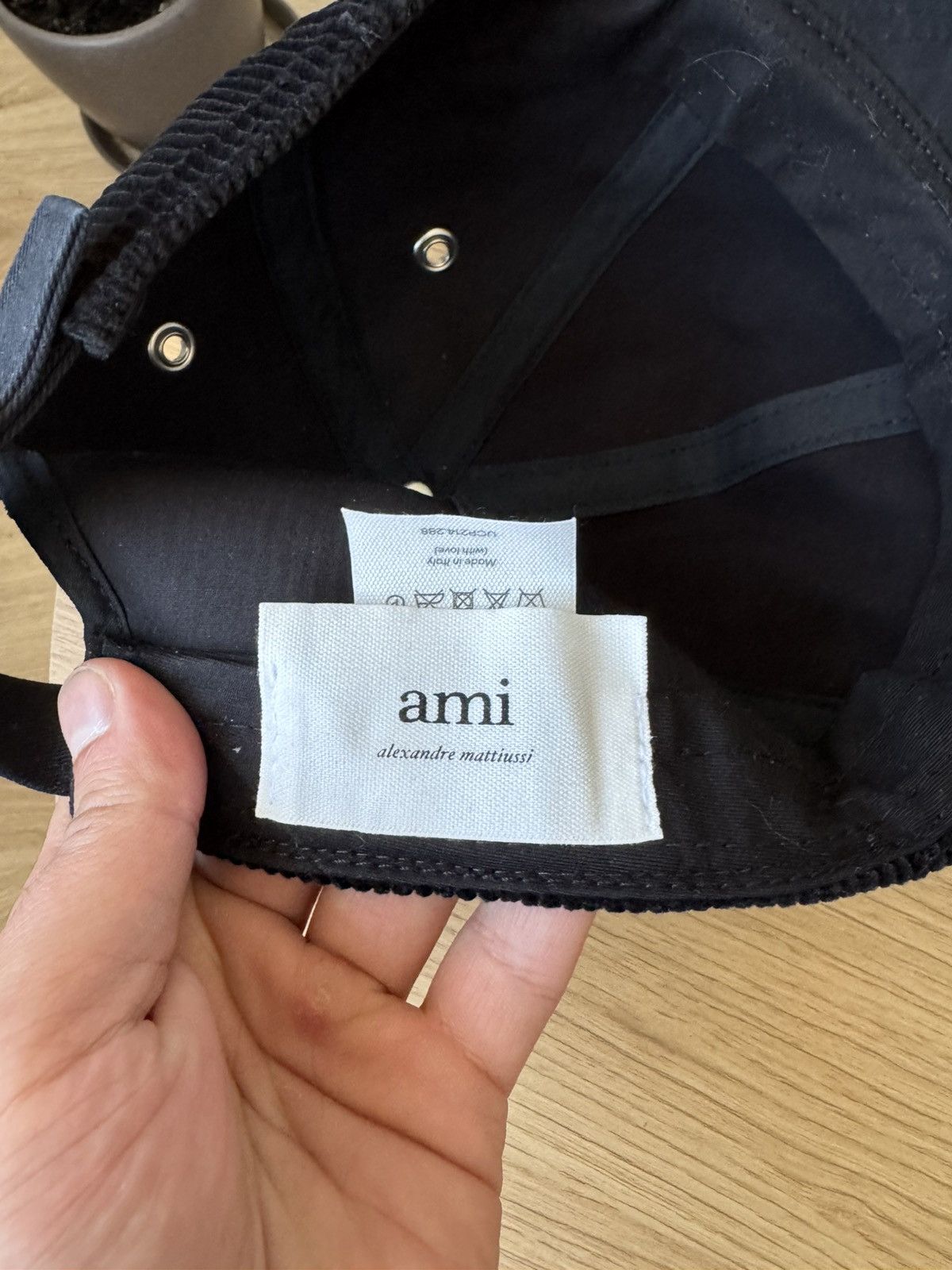 AMI Ami Corduroy Unisex Cap Size ONE SIZE - 6 Thumbnail