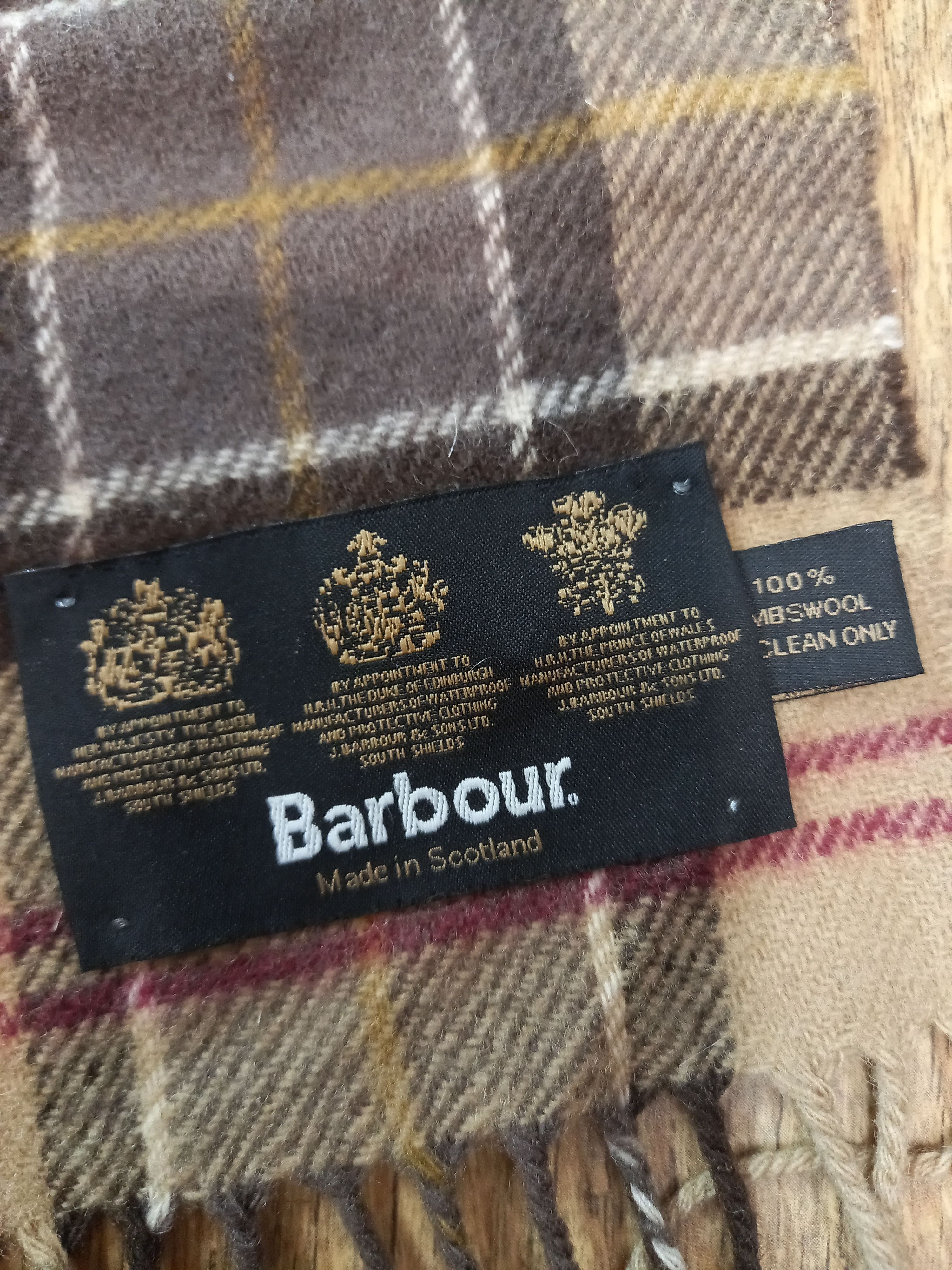 Barbour Barbour Tartan Lambswool Men’s Scarf Size ONE SIZE - 2 Thumbnail