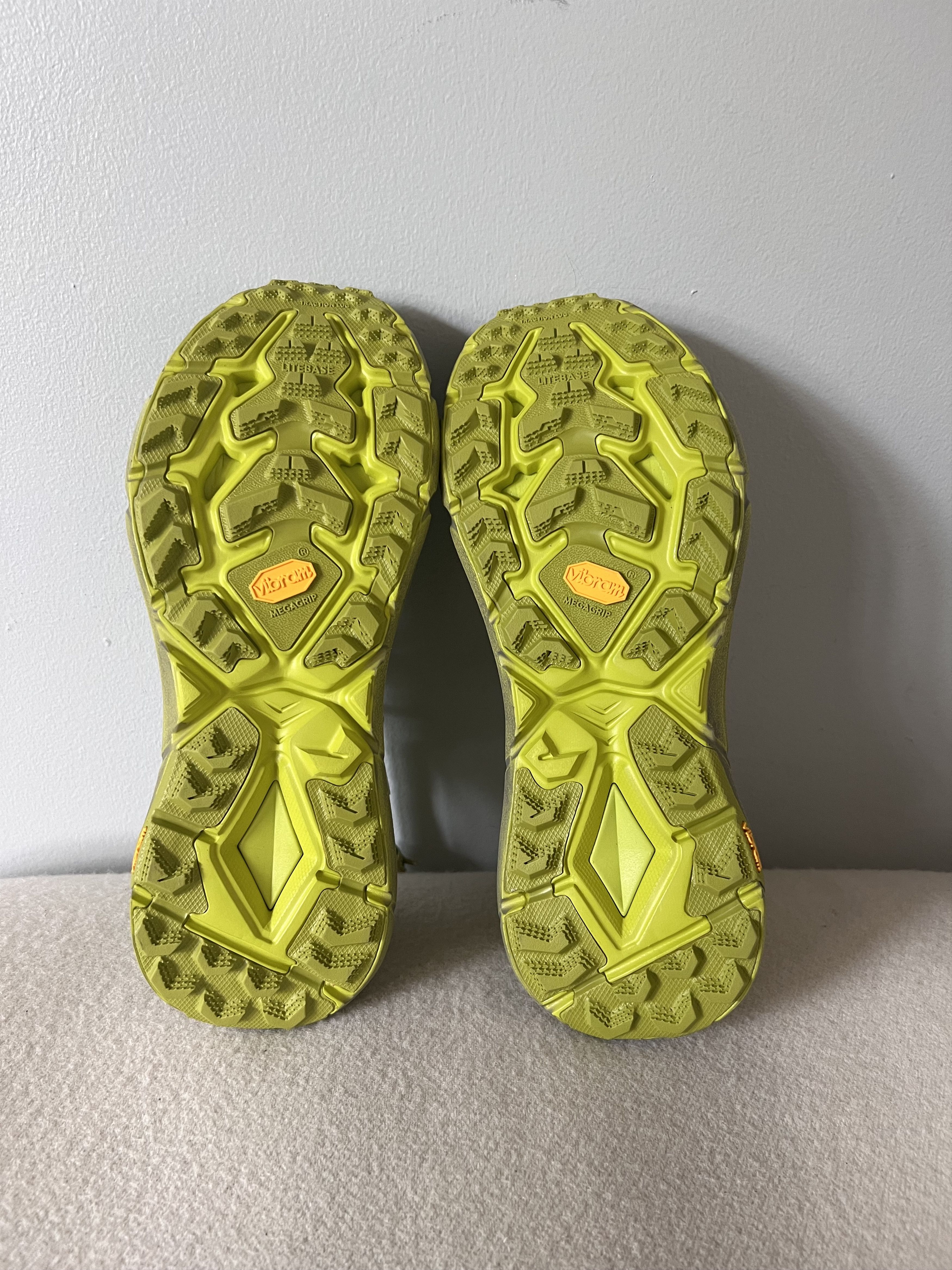 Hoka × Satisfy Satisfy Running Hoka One One Mafate Trail in Sulfur Size US 14 / EU 47 - 6 Thumbnail