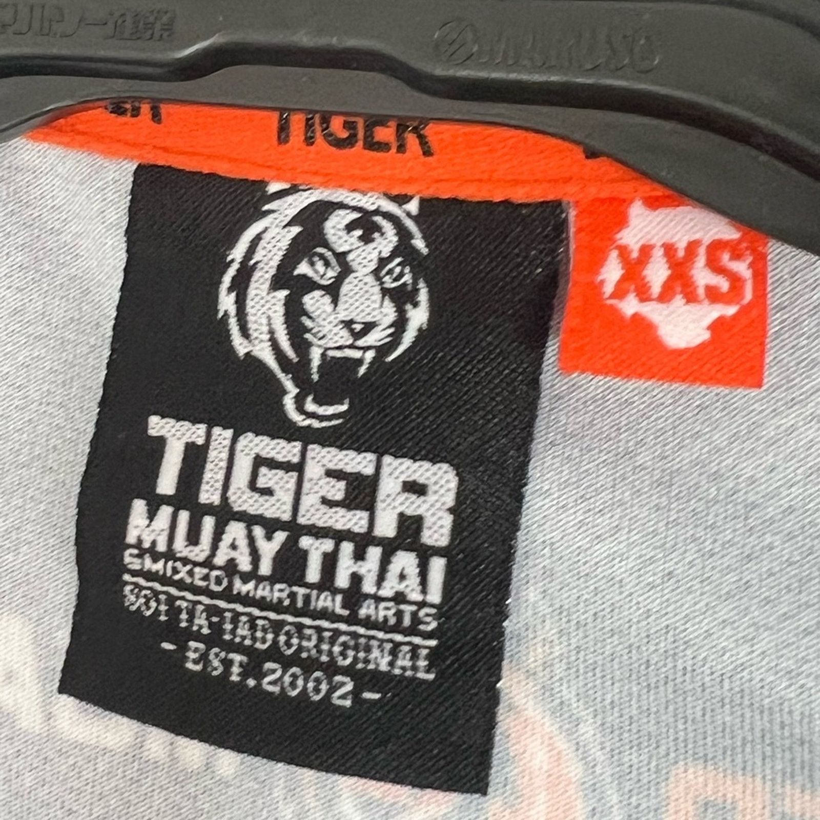 Other Tiger Muay Thai Shirt Black Retro Rash Guard Thailand XXS Size US XXS / EU 40 - 6 Thumbnail
