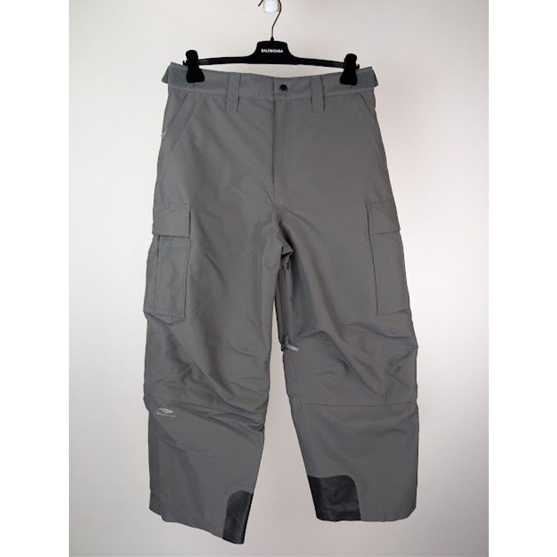 Balenciaga o1rshd1 Technical Ripstop Pants in Dark Grey Size US 32 / EU 48 - 1 Thumbnail