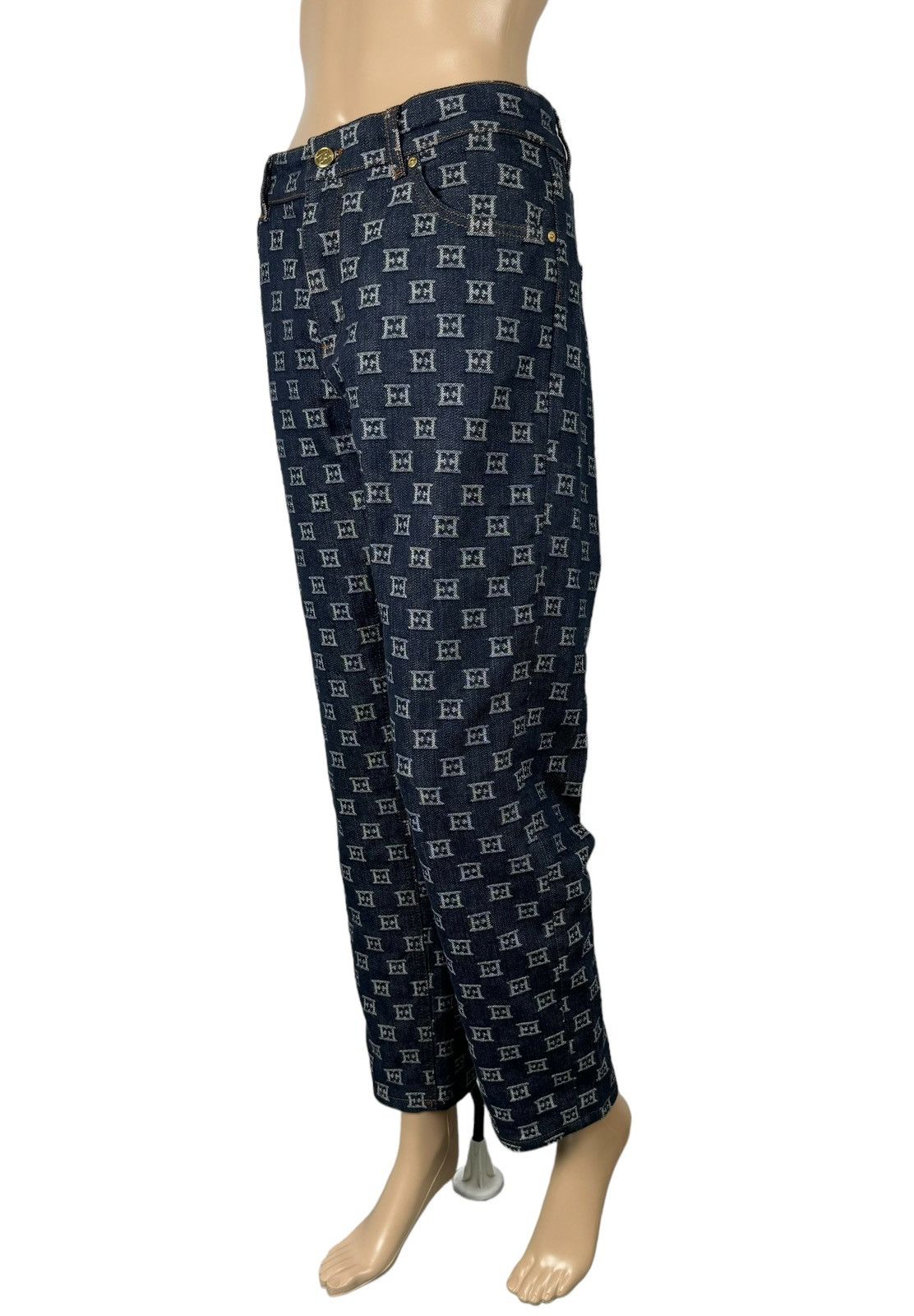 Escada Sport Escada Sport Monogrammed Jeans size 40 Size 30" / US 8 / IT 44 - 1 Thumbnail