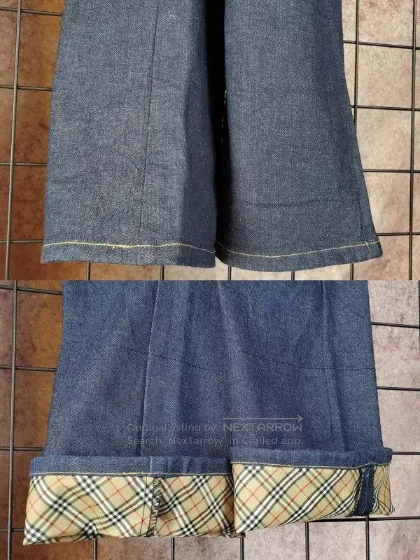 Other Burberry Blue Cotton Blend Casual Pants. Size 23" - 6 Thumbnail