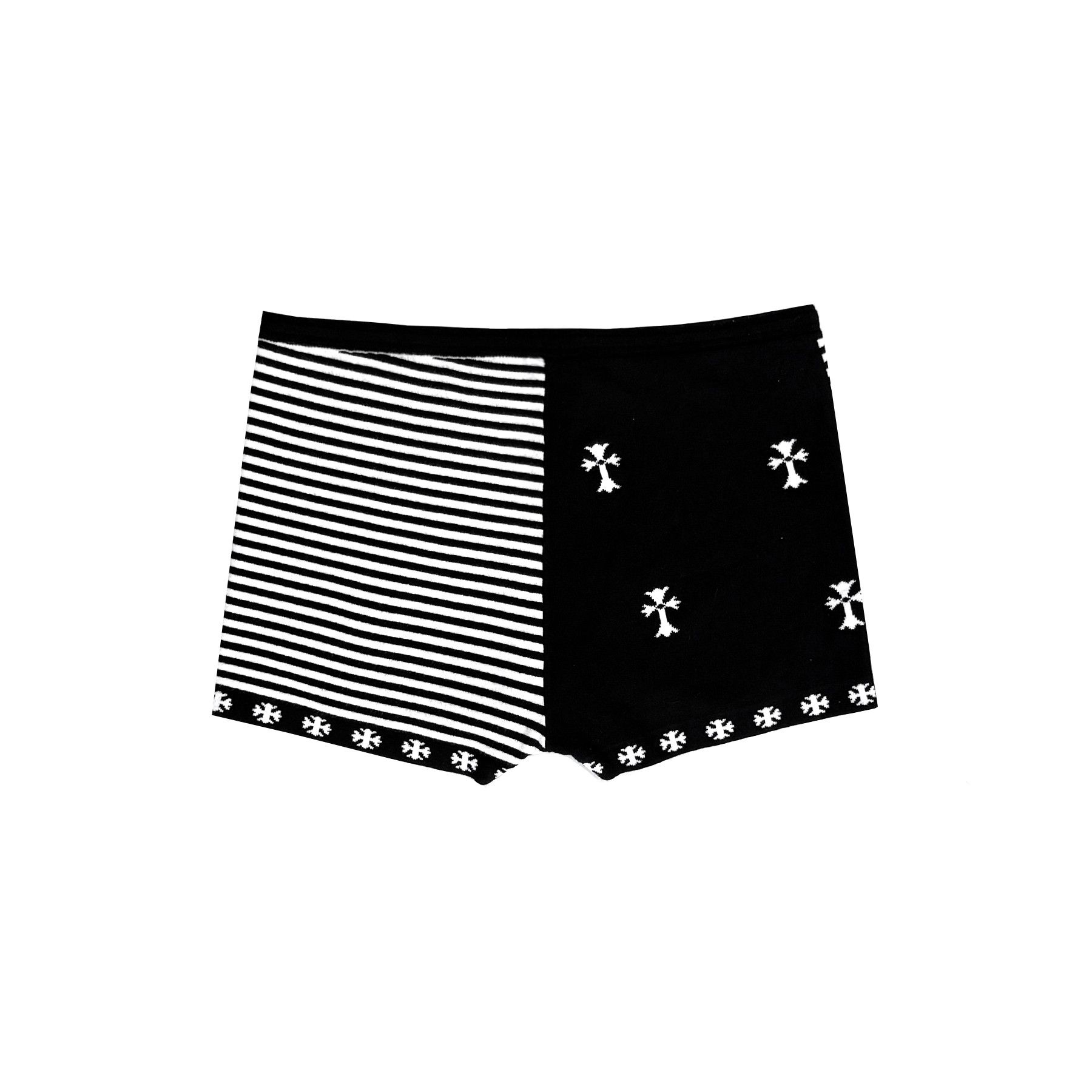 Chrome Hearts Chrome Hearts Striped Cross Stitching Drawstring Shorts Size 29" - 2 Thumbnail