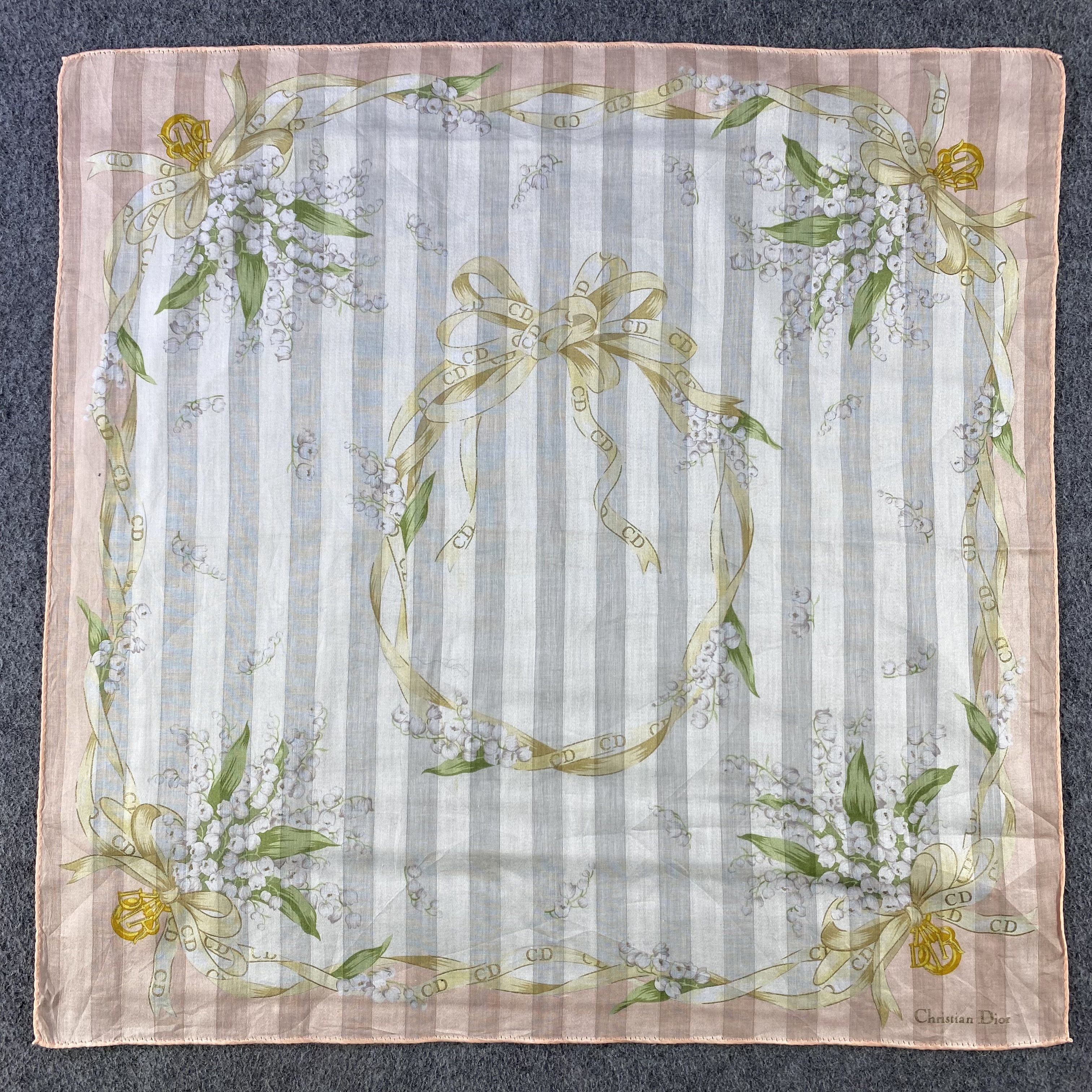 Christian Dior Monsieur Christian Dior Handkerchief/Neckerchief/Bandana HC504 Size ONE SIZE - 1 Preview