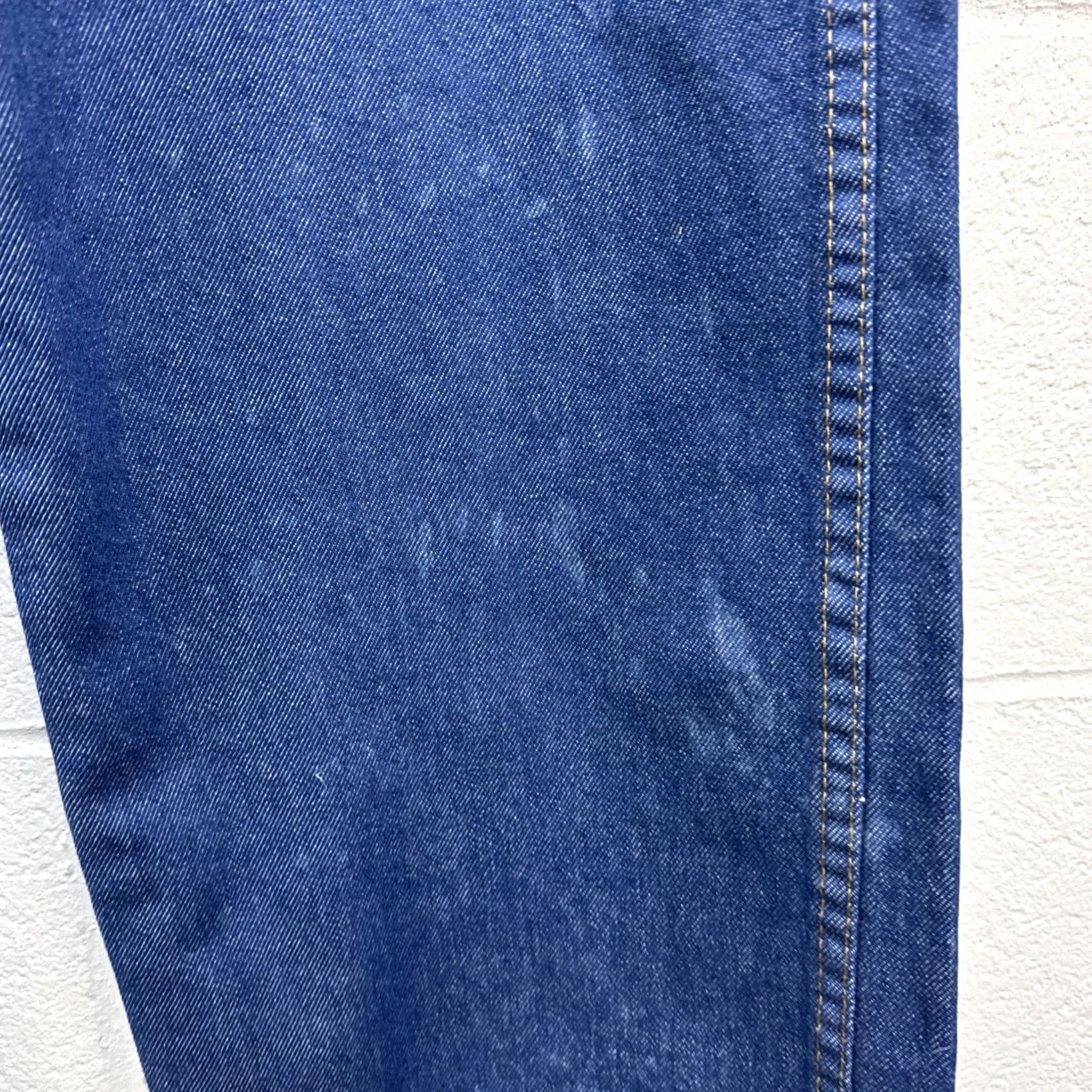 Vintage VINTAGE Red Cap Jeans Jeans Mens 38 Blue Straight 36 Inseam 80s USA Made Wide Leg Denim Pants Man Blue 5-Pocket Cowboy Vintage 80s Mens Size US 38 / EU 54 - 7 Thumbnail