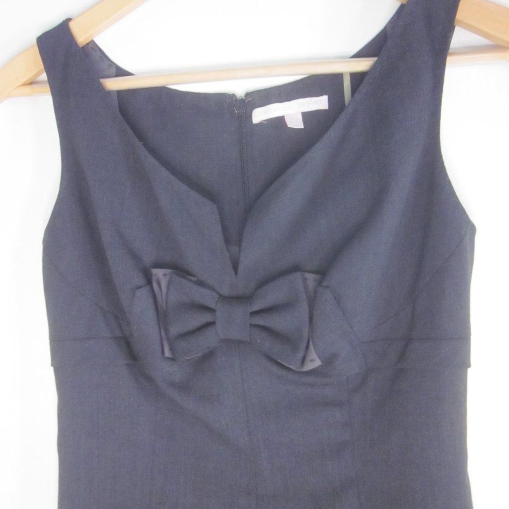 Rebecca Taylor Rebecca Taylor Charcoal Gray Wool Sheath Dress Size 2 Size XS / US 0-2 / IT 36-38 - 3 Thumbnail