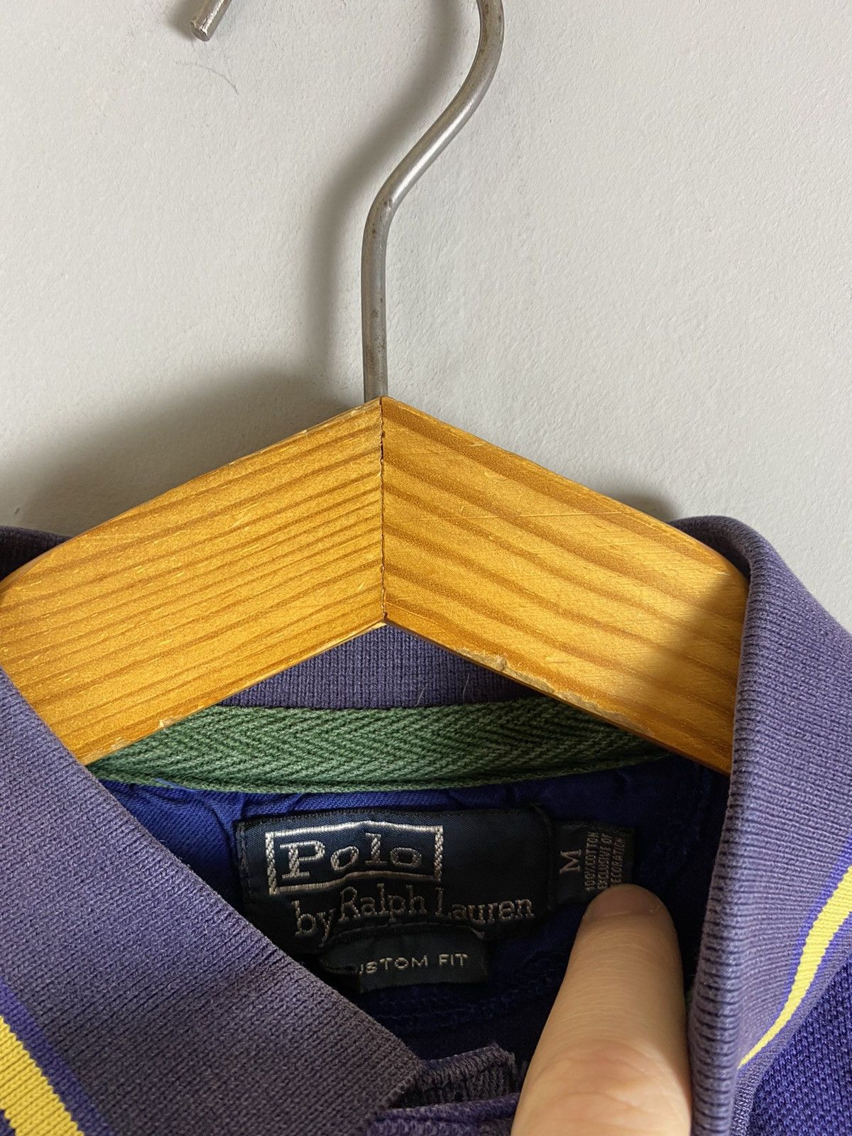 RRL Ralph Lauren Vintage 90s Very rare rrl Polo Ralph Lauren polo big logo Size US S / EU 44-46 / 1 - 5 Thumbnail