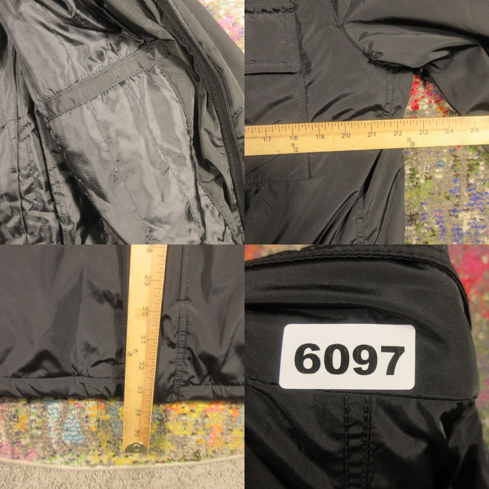 Alfani VINTAGE? No. Alfani Utility Four Pocket Snap Front Jacket Men L Long Black Lightly Insulated Size US L / EU 52-54 / 3 - 8 Thumbnail