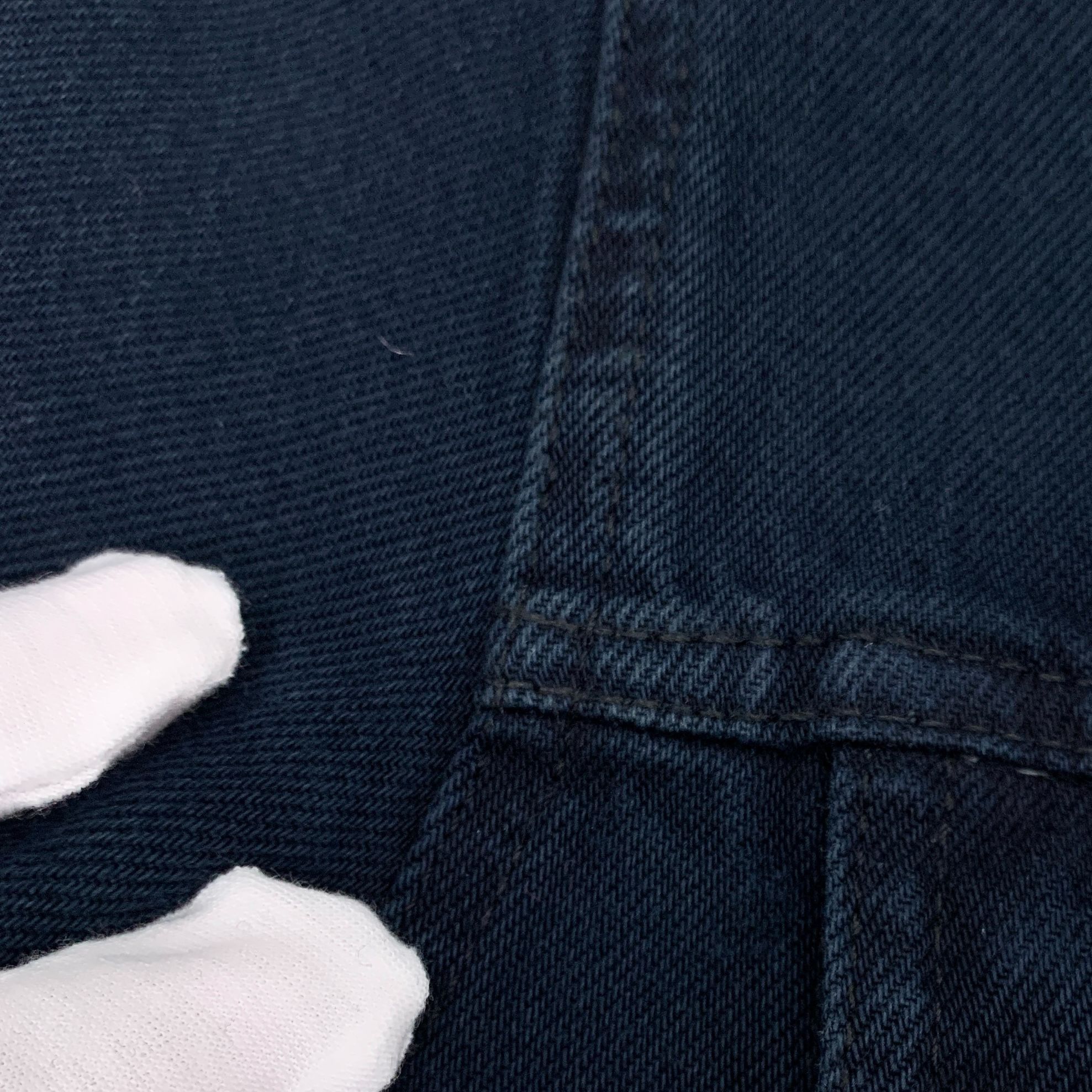 Acne Studios [Acne Studios] Dark Blue Cotton Notch Lapel Long Sleeve Deni Size US M / EU 48-50 / 2 - 3 Thumbnail